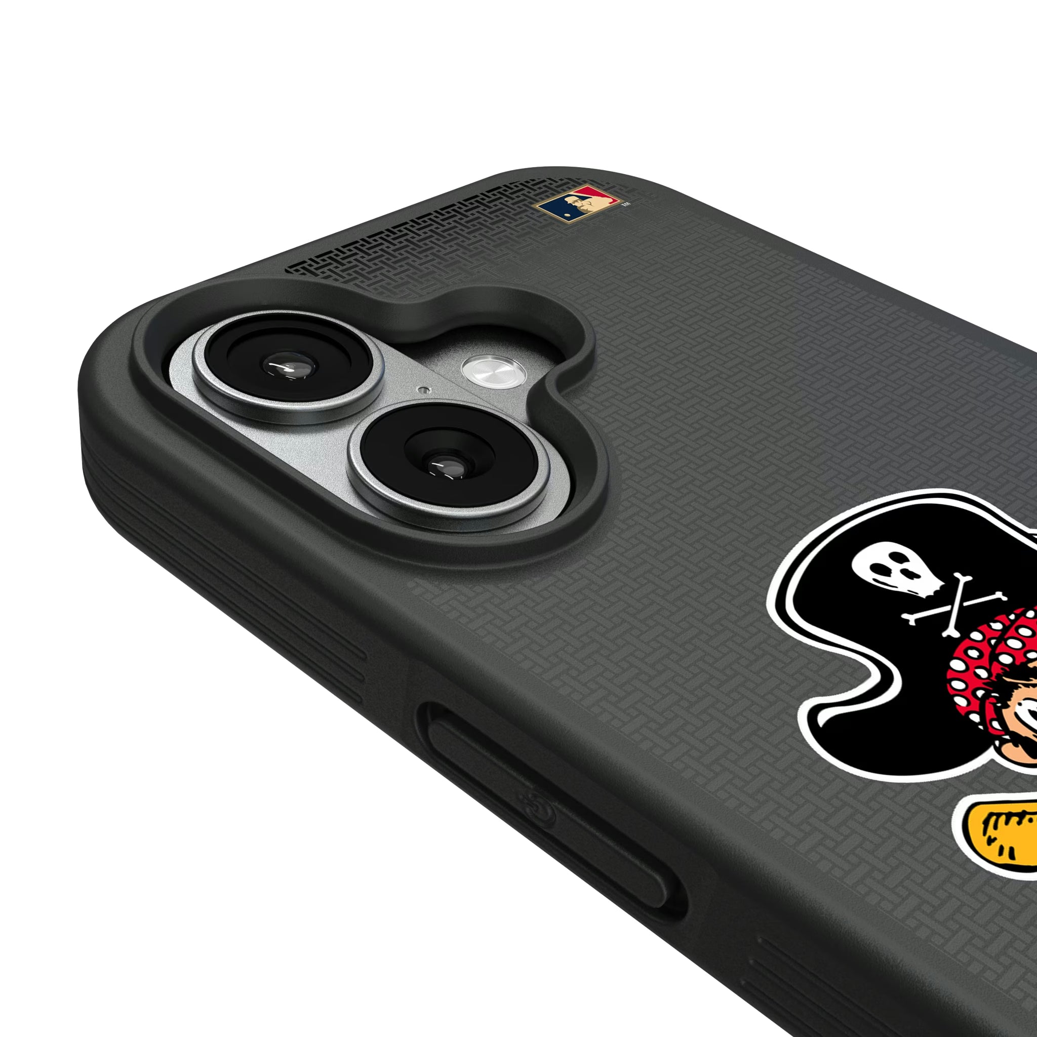 Pittsburgh Pirates 1958-1966 - Cooperstown Collection Linen iPhone Bump Phone Case for Apple iPhone - Detail#Device_iPhone 17