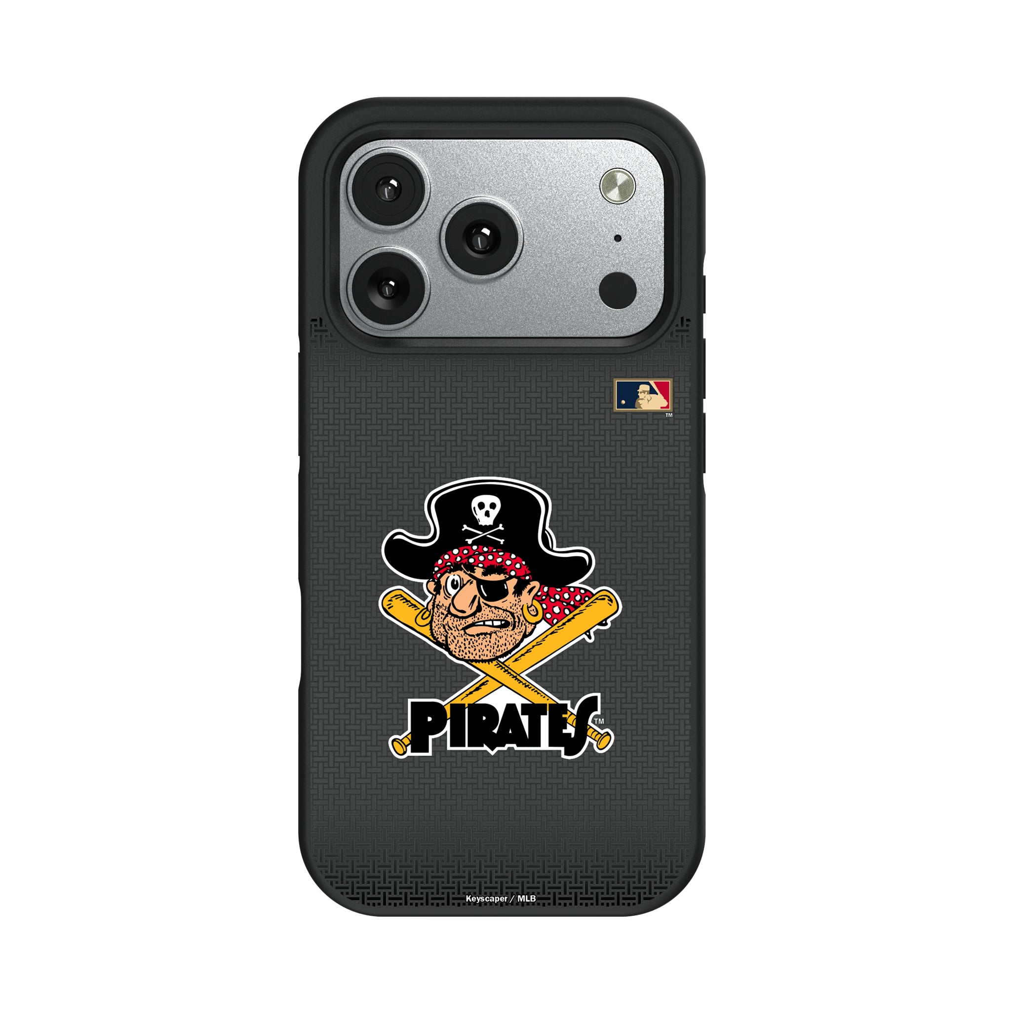 Pittsburgh Pirates 1958-1966 - Cooperstown Collection Linen iPhone Bump Phone Case for Apple iPhone#Device_iPhone 17 Pro