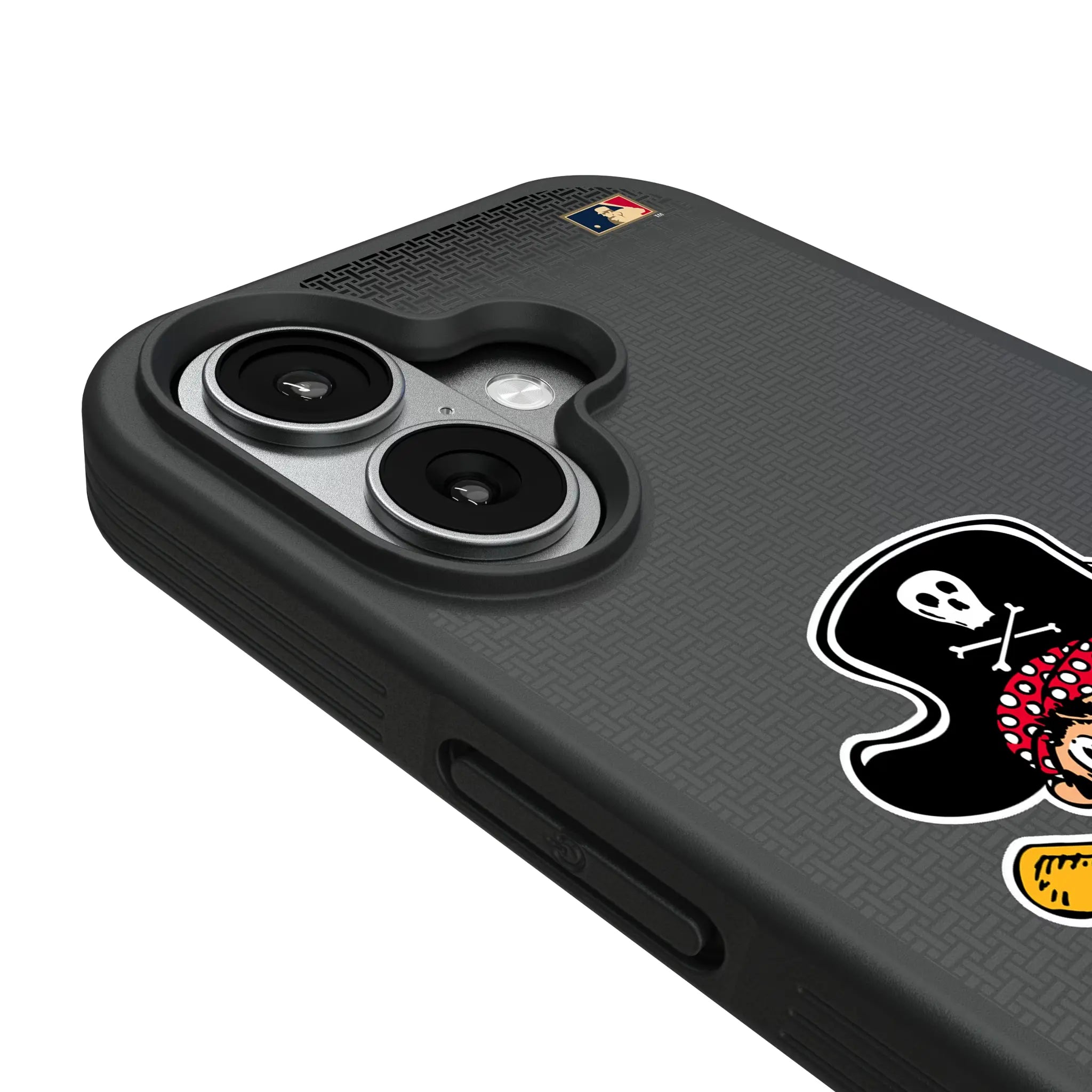Pittsburgh Pirates 1958-1966 - Cooperstown Collection Linen iPhone Bump Phone Case for Apple iPhone - Detail#Device_iPhone 17