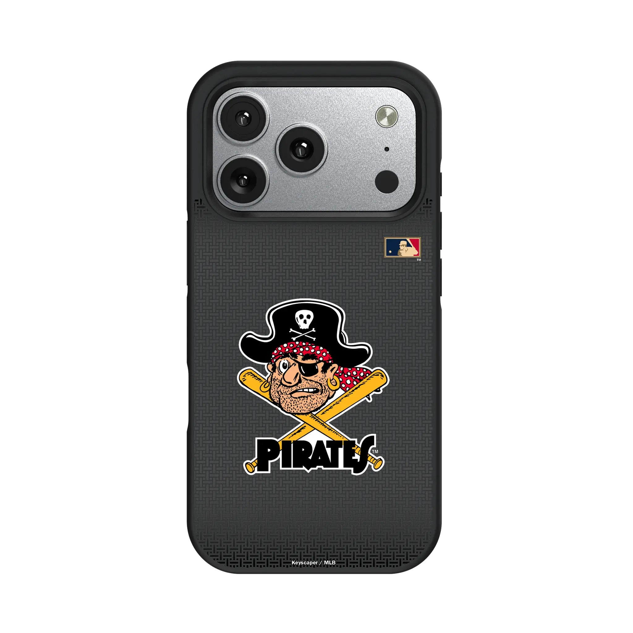 Pittsburgh Pirates 1958-1966 - Cooperstown Collection Linen iPhone Bump Phone Case for Apple iPhone#Device_iPhone 17 Pro