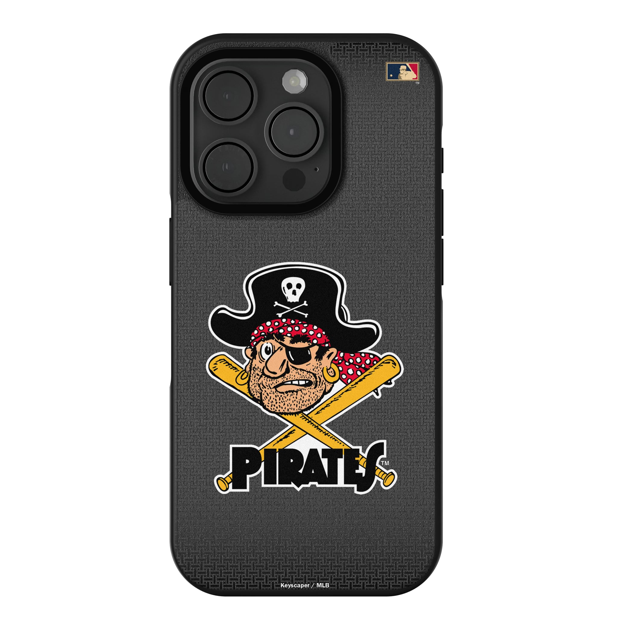 Pittsburgh Pirates 1958-1966 - Cooperstown Collection Linen iPhone Bump Phone Case for Apple iPhone