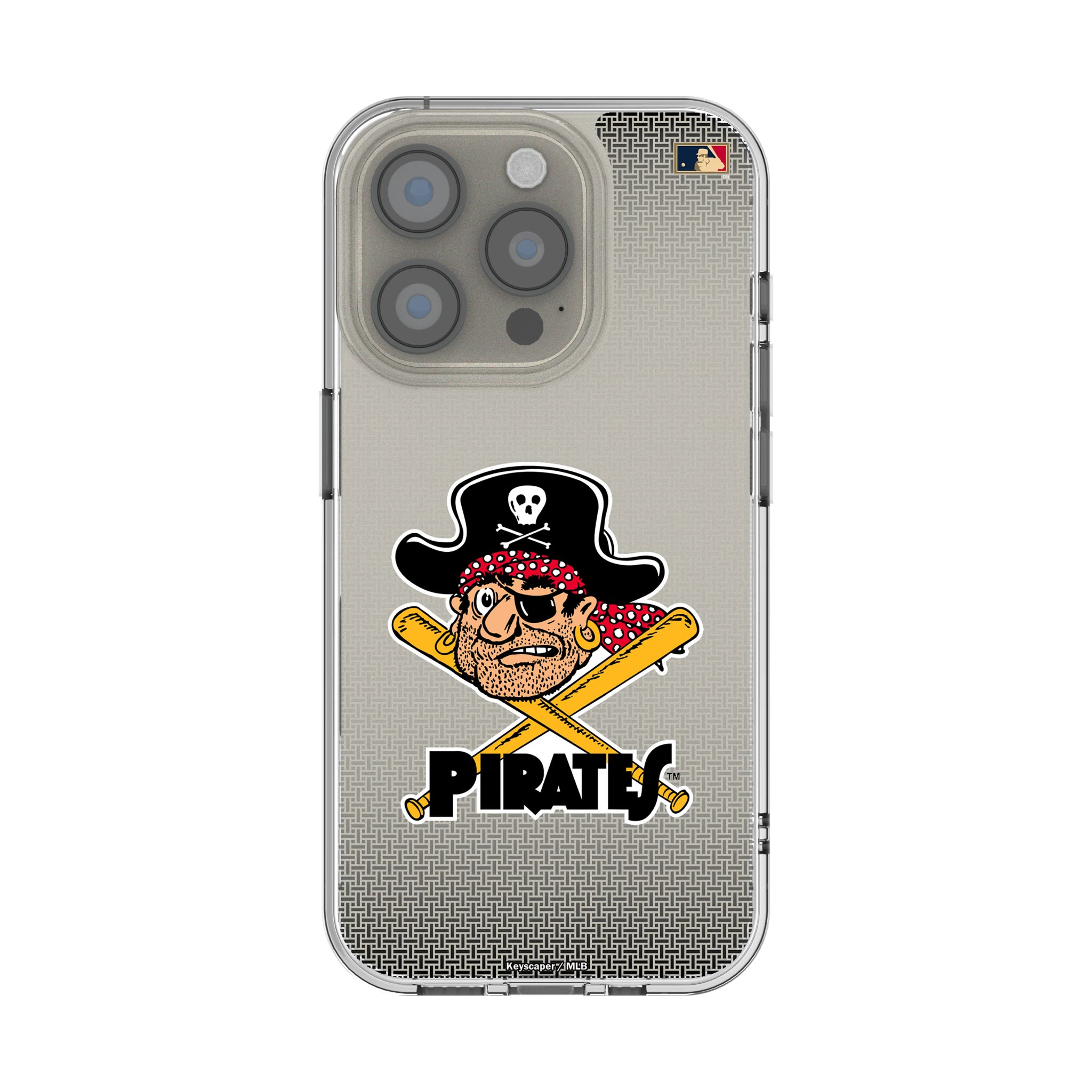 Pittsburgh Pirates 1958-1966 - Cooperstown Collection Linen iPhone Clear Phone Case for Apple iPhone