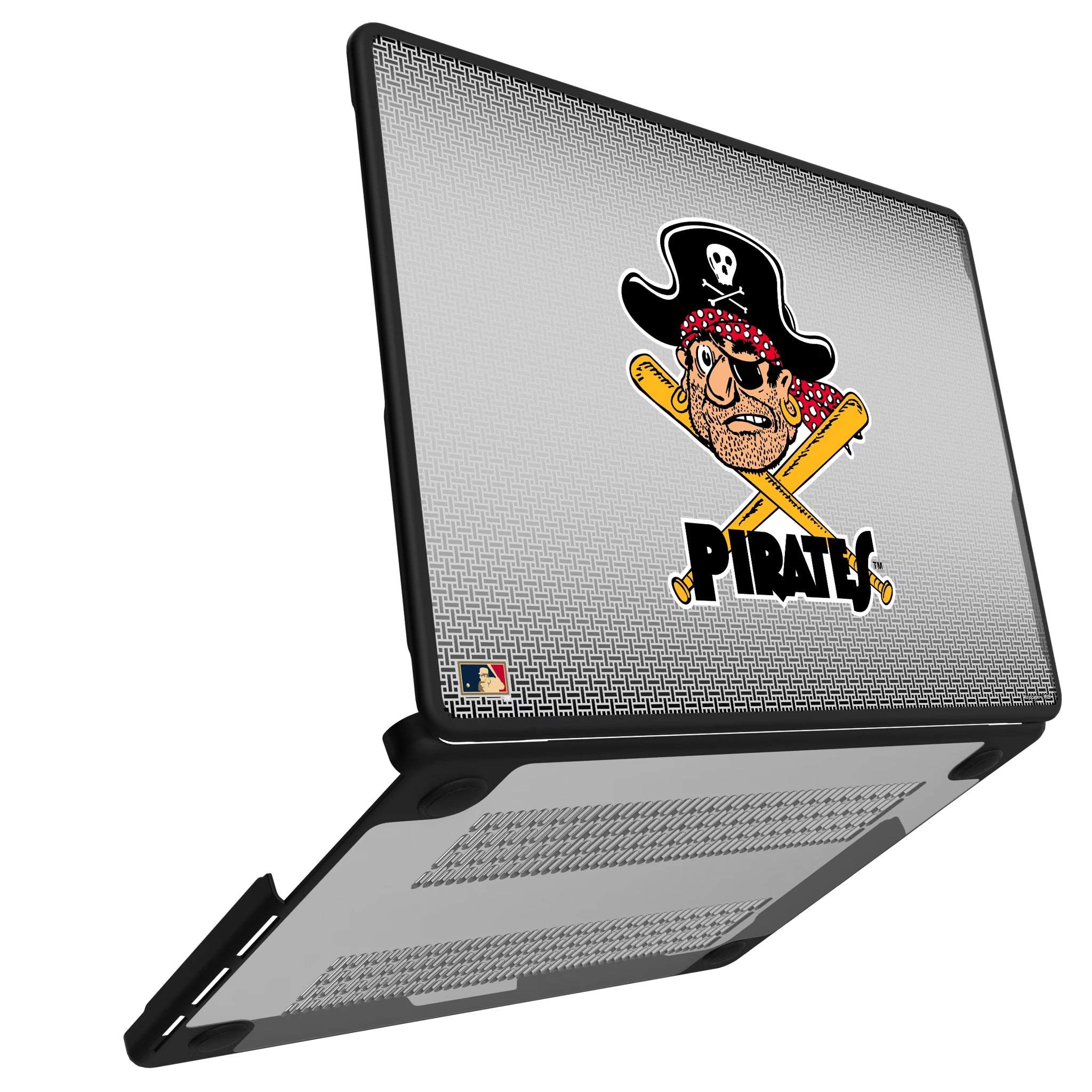 Pittsburgh Pirates 1958-1966 - Cooperstown Collection Linen MacBook Laptop Case for Apple MacBook#Device_MacBook Pro (14-inch, 2021) / MacBook Pro (14-inch, 2023) / MacBook Pro (14-inch, 2024)