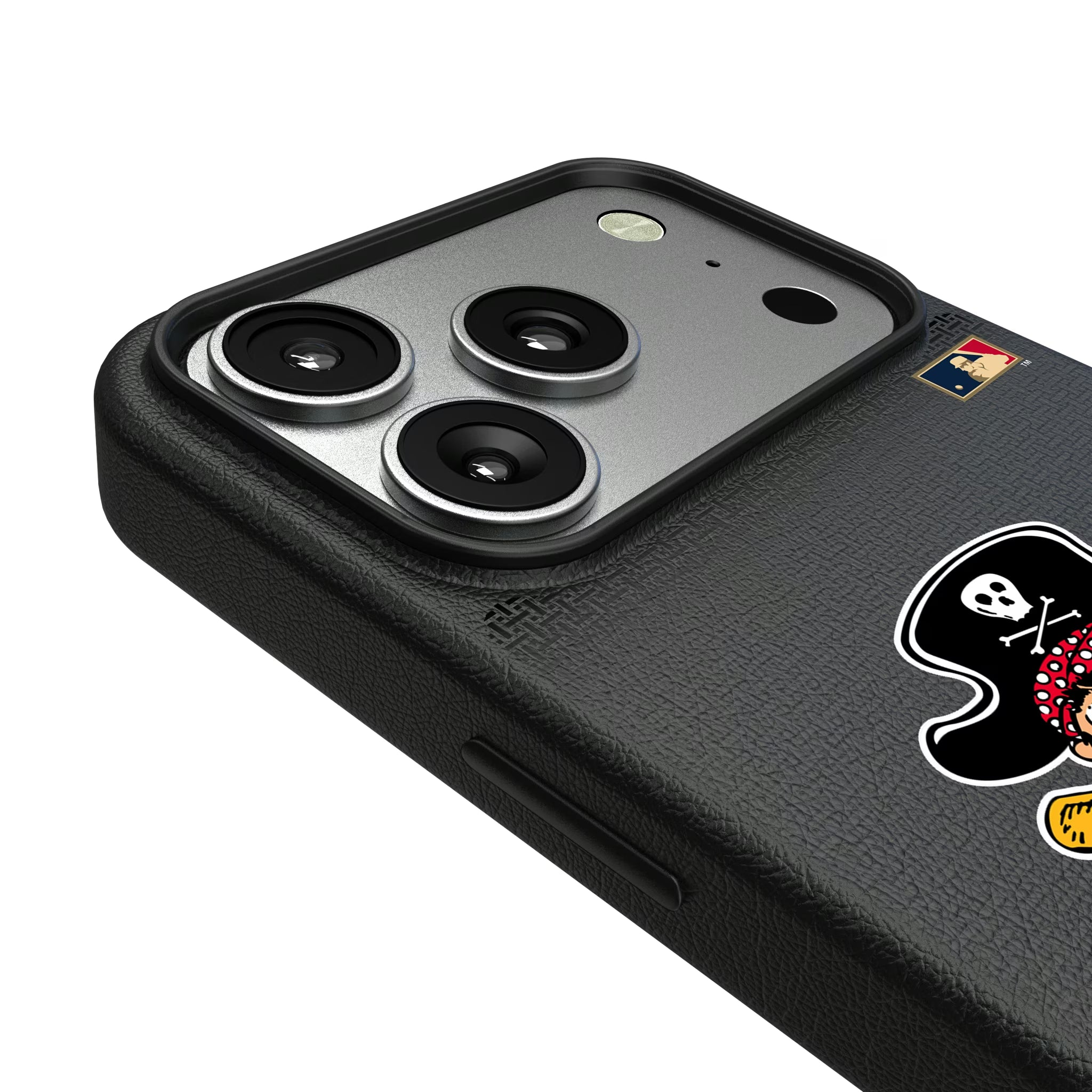 Pittsburgh Pirates 1958-1966 - Cooperstown Collection Linen iPhone MagSafe Compatible Phone Case for Apple iPhone - Detail#Device_iPhone 17 Pro