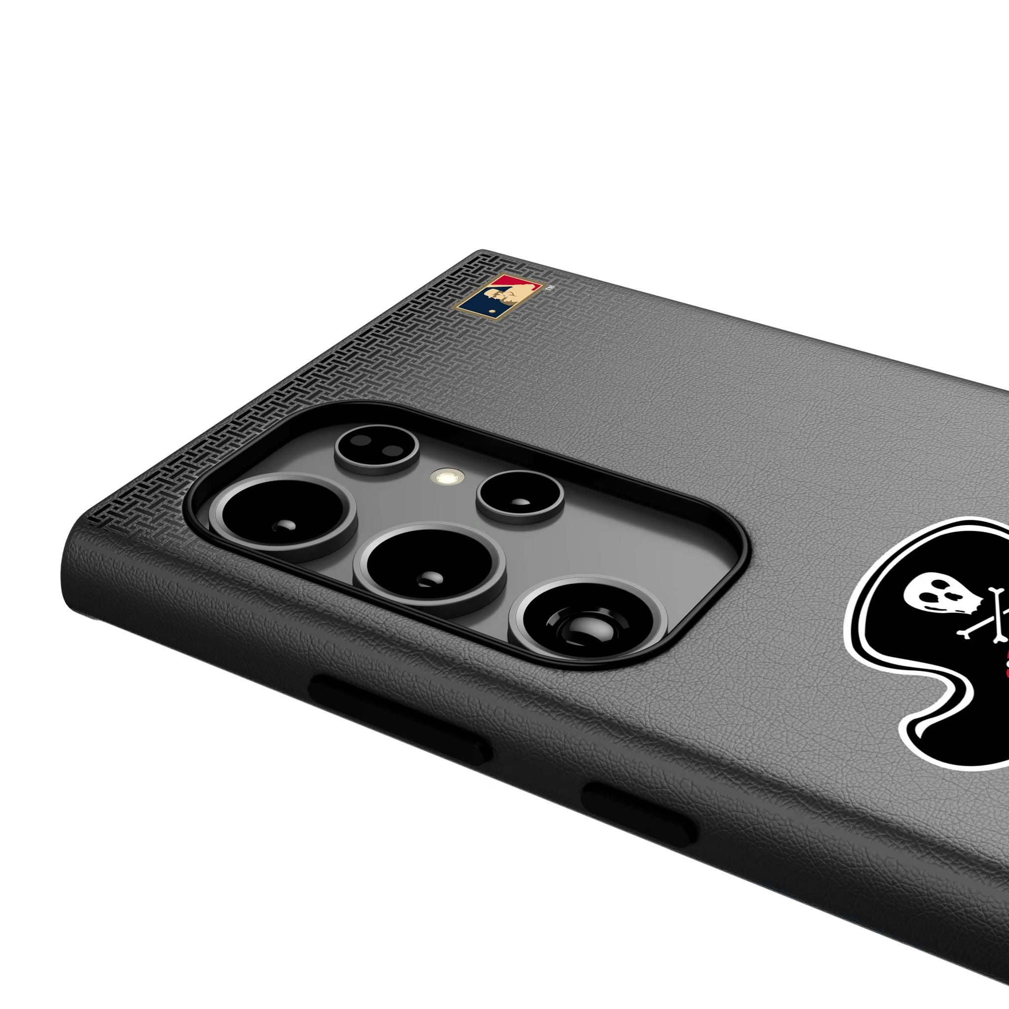 Pittsburgh Pirates 1958-1966 - Cooperstown Collection Linen Galaxy MagSafe Compatible Phone Case for Samsung Galaxy - Detail