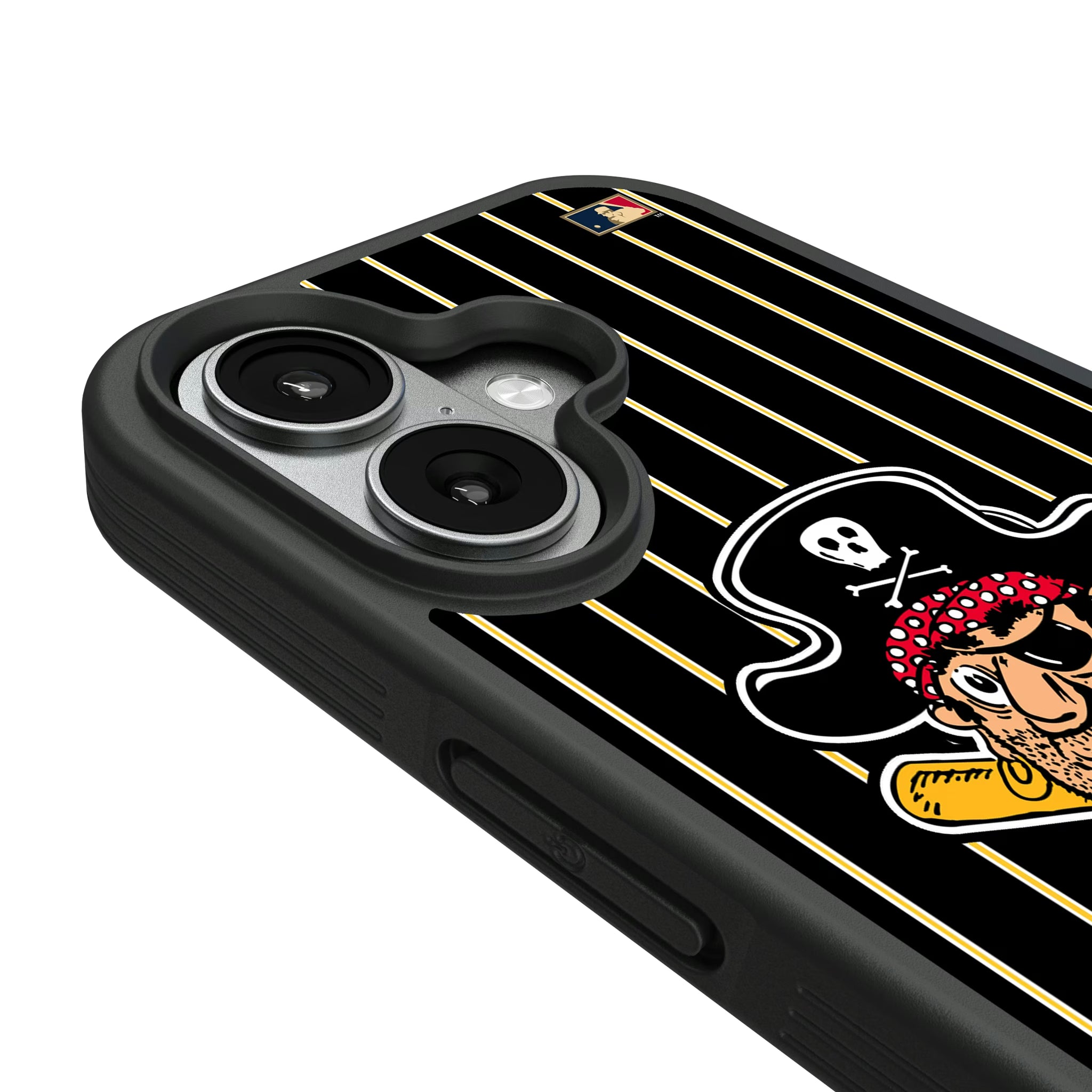 Pittsburgh Pirates 1958-1966 - Cooperstown Collection Pinstripe iPhone Bump Phone Case for Apple iPhone - Detail#Device_iPhone 17
