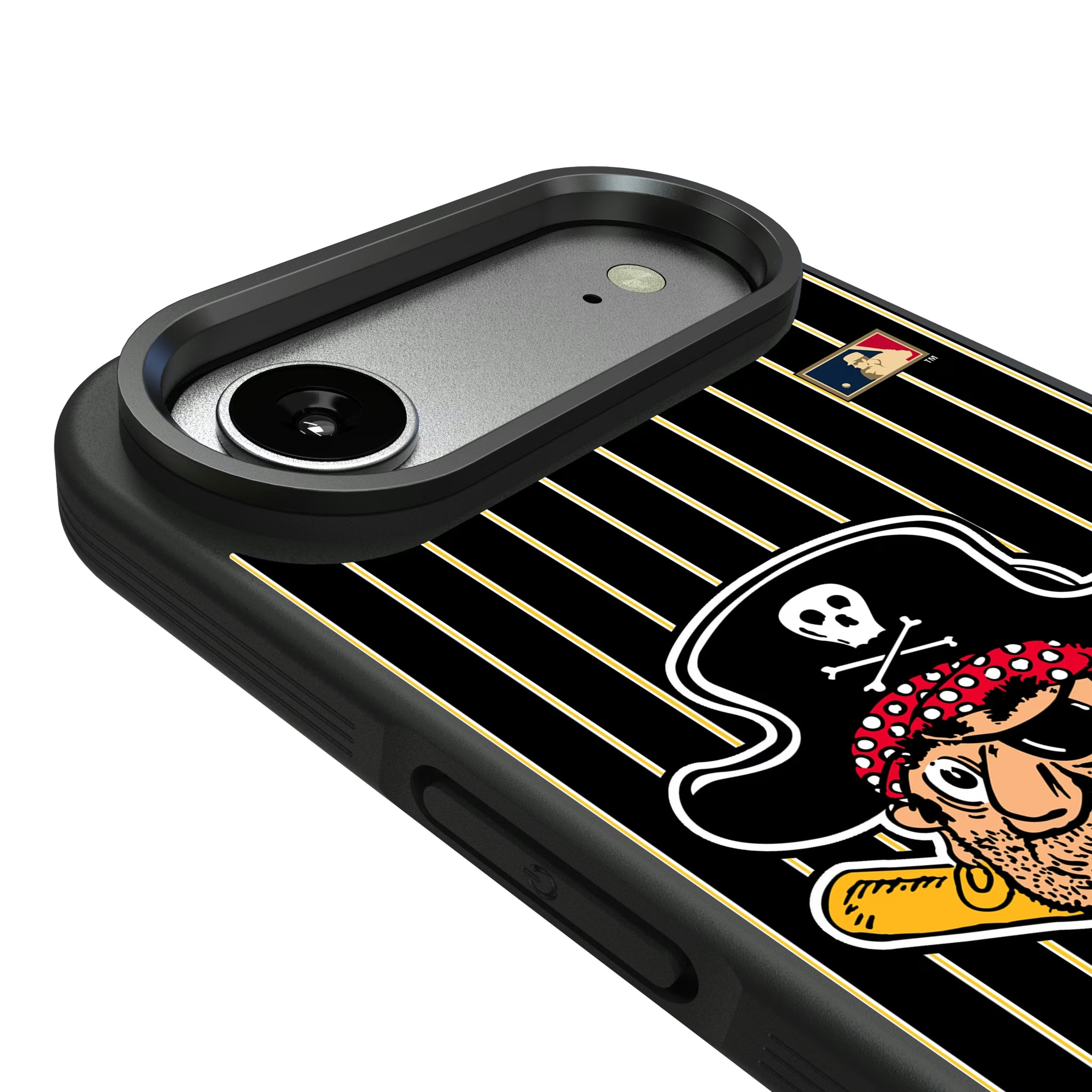 Pittsburgh Pirates 1958-1966 - Cooperstown Collection Pinstripe iPhone Bump Phone Case for Apple iPhone - Detail#Device_iPhone Air