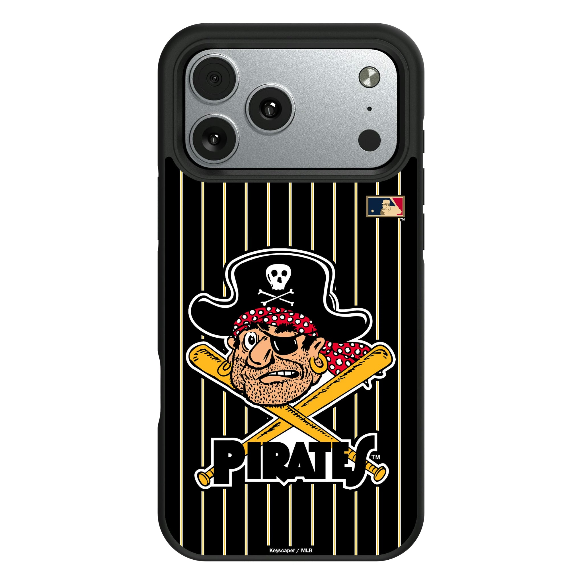 Pittsburgh Pirates 1958-1966 - Cooperstown Collection Pinstripe iPhone Bump Phone Case for Apple iPhone#Device_iPhone 17 Pro Max