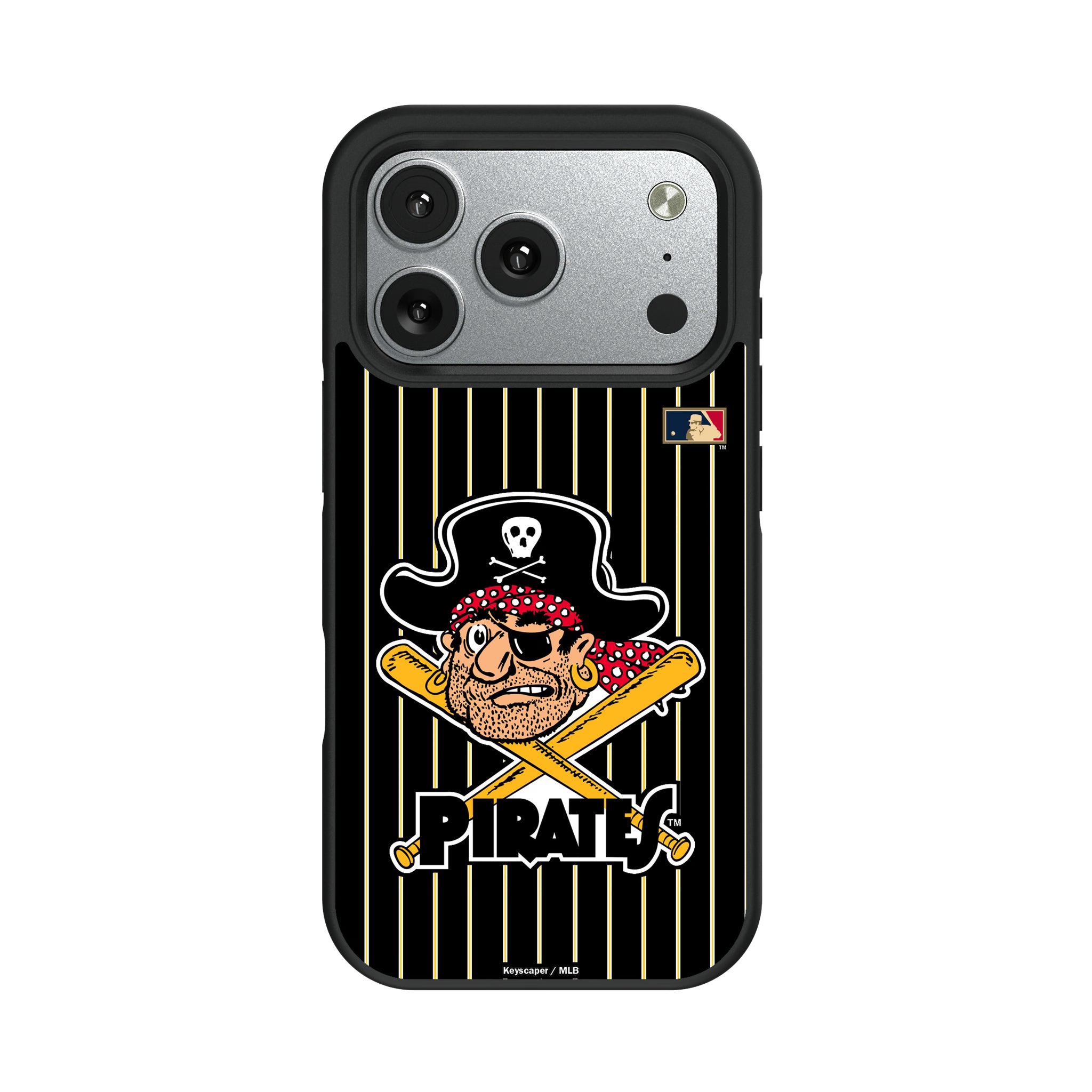 Pittsburgh Pirates 1958-1966 - Cooperstown Collection Pinstripe iPhone Bump Phone Case for Apple iPhone#Device_iPhone 17 Pro