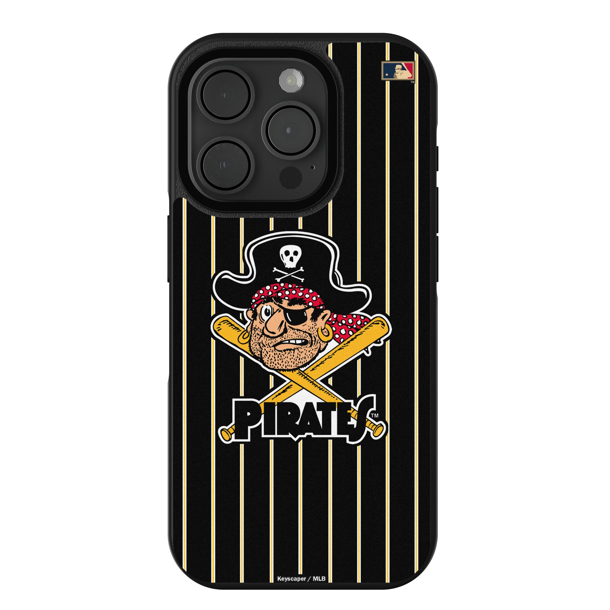 Pittsburgh Pirates 1958-1966 - Cooperstown Collection Pinstripe iPhone Bump Phone Case for Apple iPhone