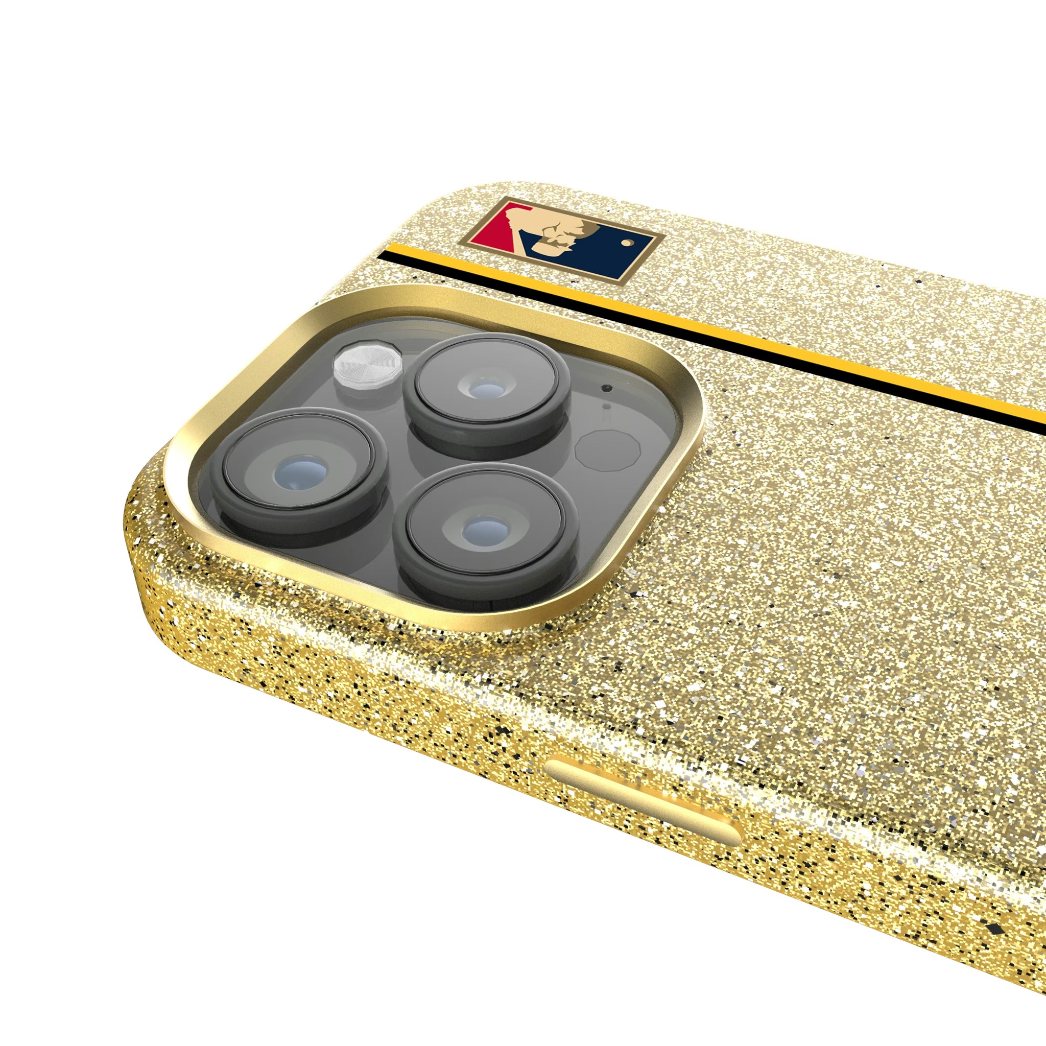 Pittsburgh Pirates 1958-1966 - Cooperstown Collection Sidebar iPhone Bling Phone Case for Apple iPhone - Detail