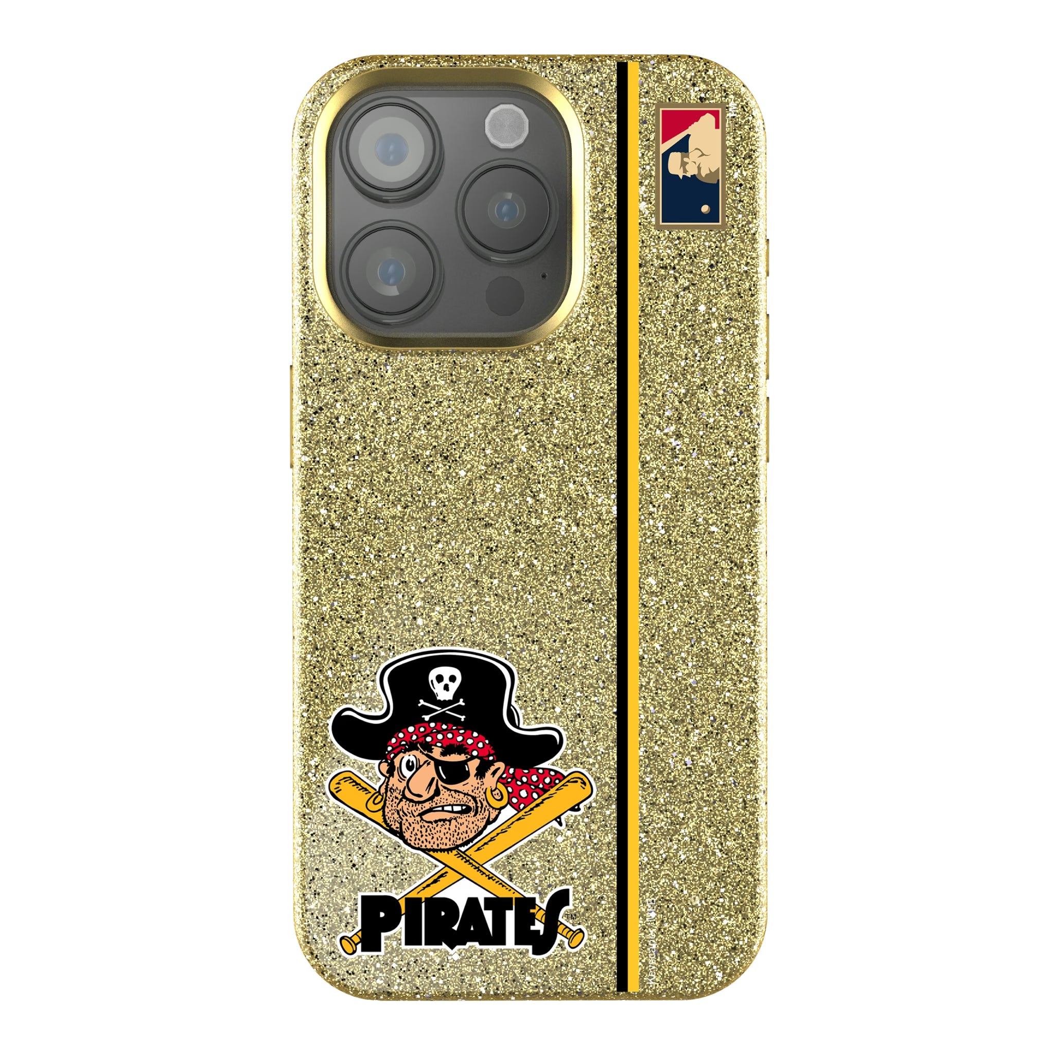 Pittsburgh Pirates 1958-1966 - Cooperstown Collection Sidebar iPhone Bling Phone Case for Apple iPhone