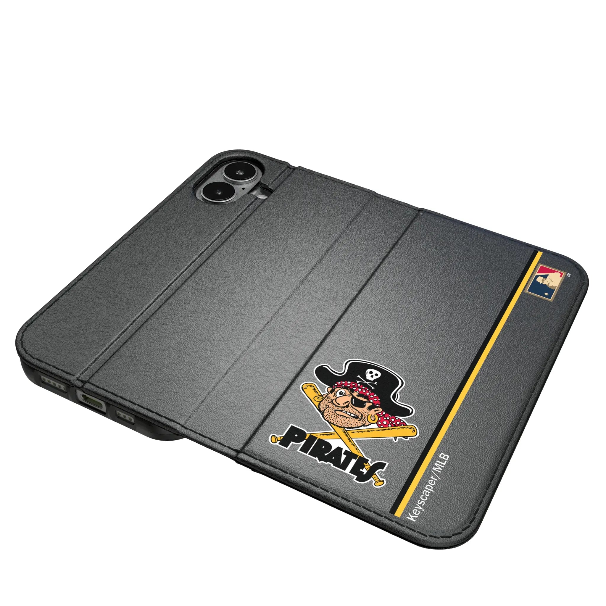 Pittsburgh Pirates 1958-1966 - Cooperstown Collection Sidebar iPhone Folio Phone Case for Apple iPhone#Device_iPhone 17