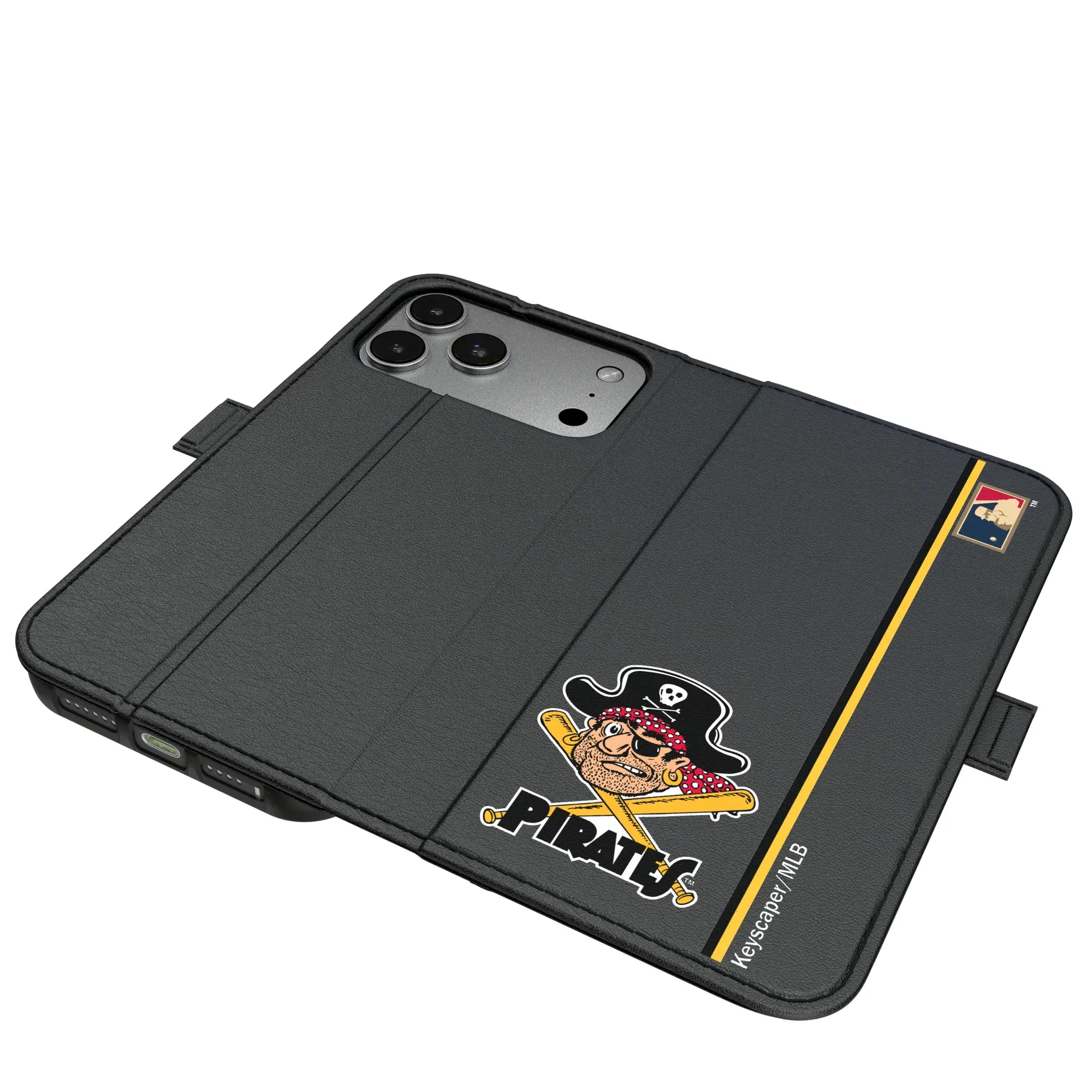 Pittsburgh Pirates 1958-1966 - Cooperstown Collection Sidebar iPhone Folio Phone Case for Apple iPhone#Device_iPhone 17 Pro Max
