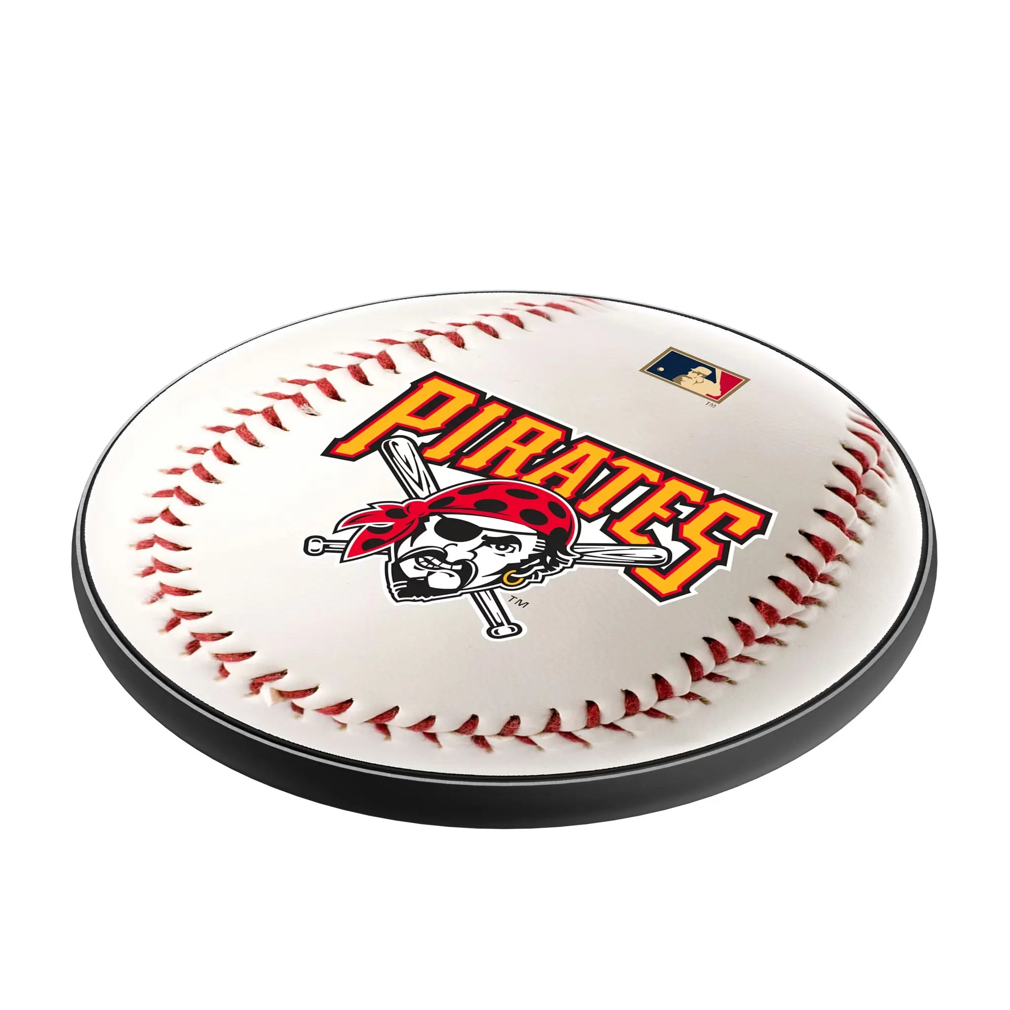 Pittsburgh Pirates 1997-2013 - Cooperstown Collection Baseball 15-Watt Wireless Charger - Isometric View