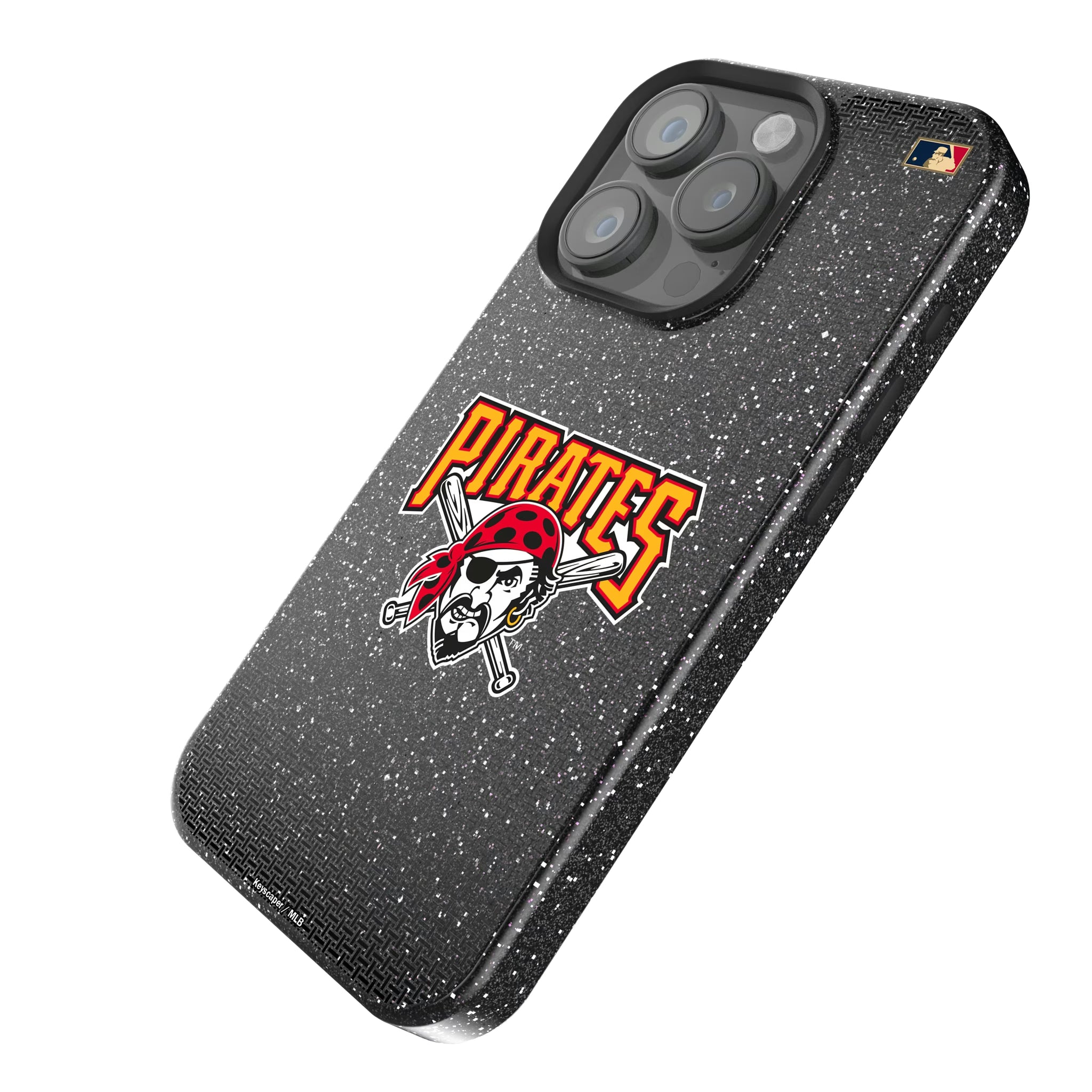 Pittsburgh Pirates 1997-2013 - Cooperstown Collection Linen iPhone Bling Phone Case for Apple iPhone - Isometric View