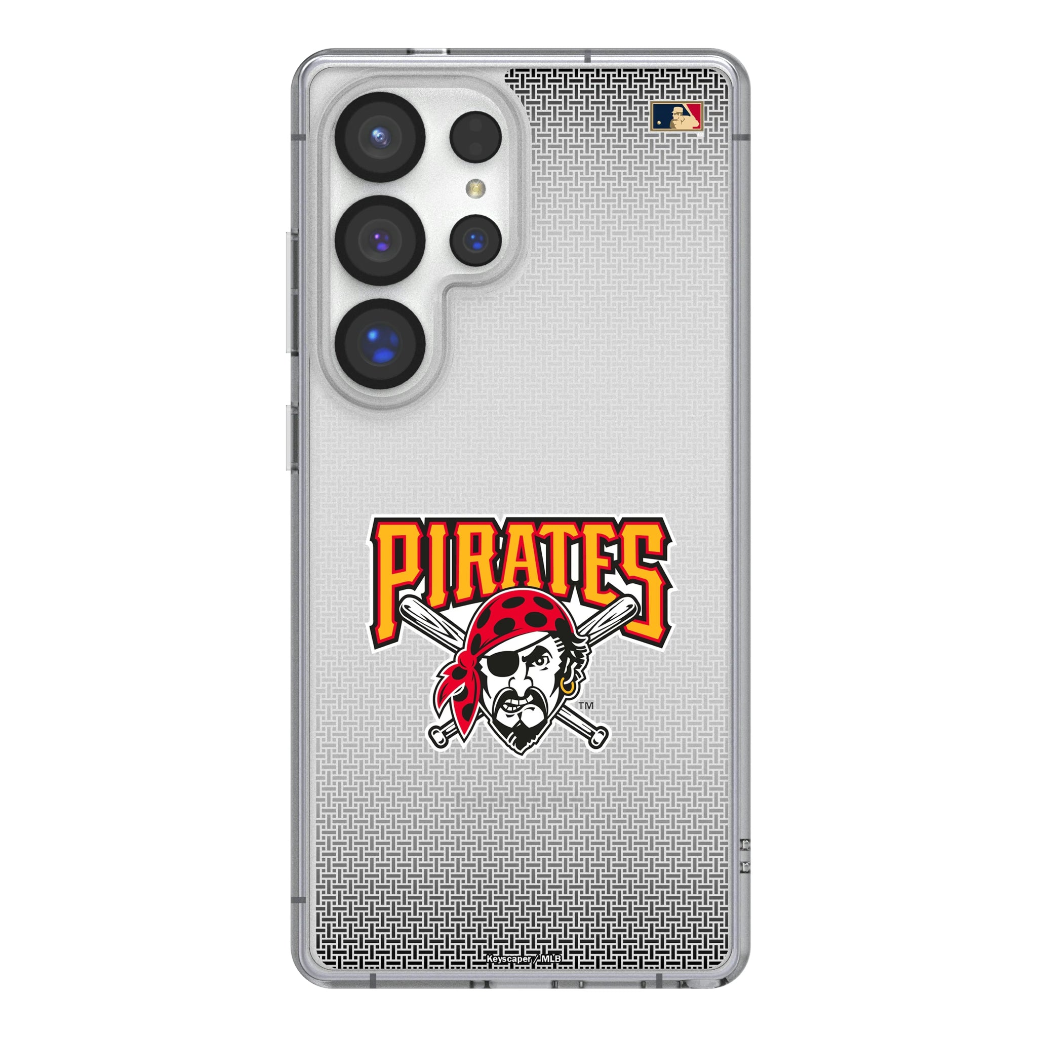 Pittsburgh Pirates 1997-2013 - Cooperstown Collection Linen Galaxy Clear Phone Case for Samsung Galaxy