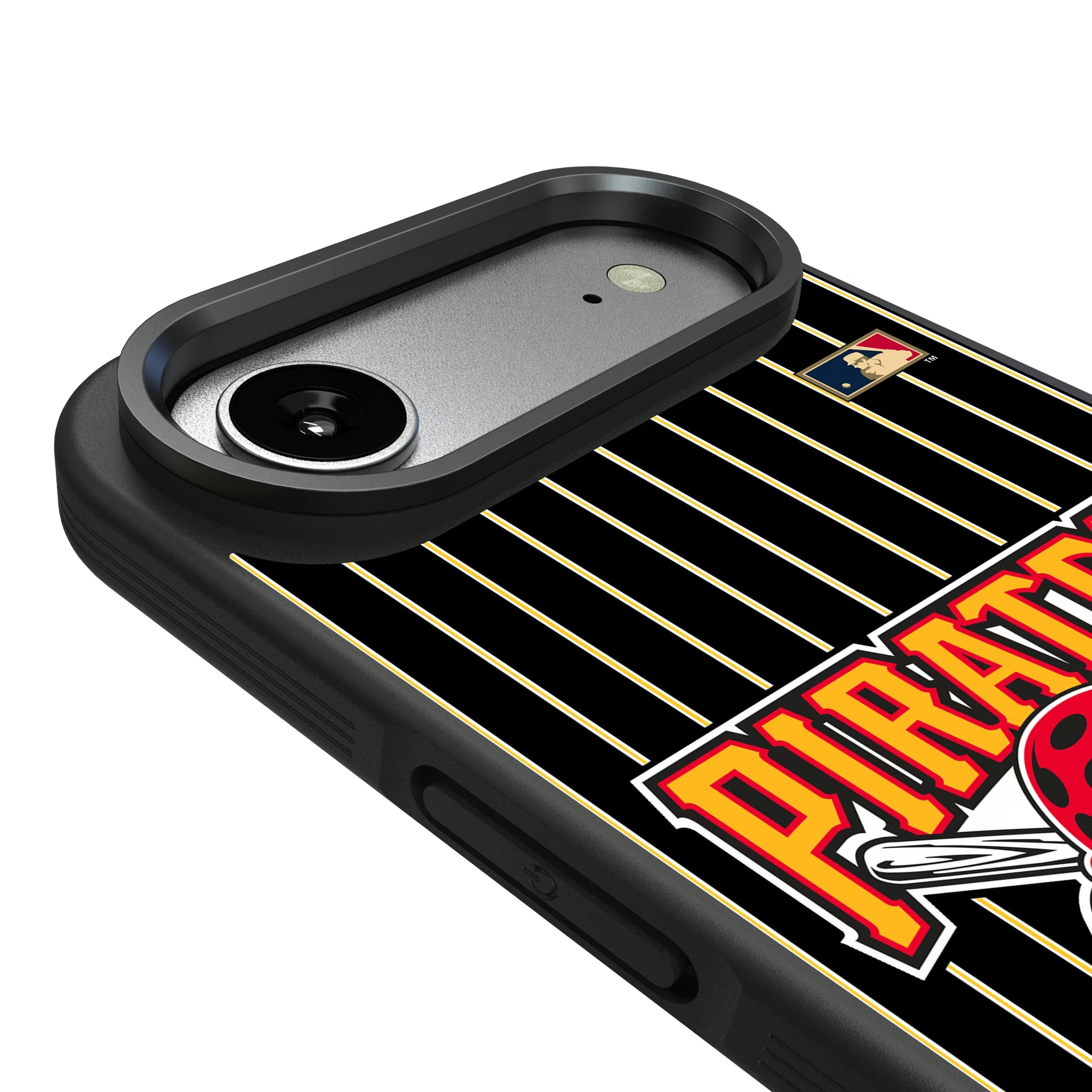 Pittsburgh Pirates 1997-2013 - Cooperstown Collection Pinstripe iPhone Bump Phone Case for Apple iPhone - Detail#Device_iPhone Air