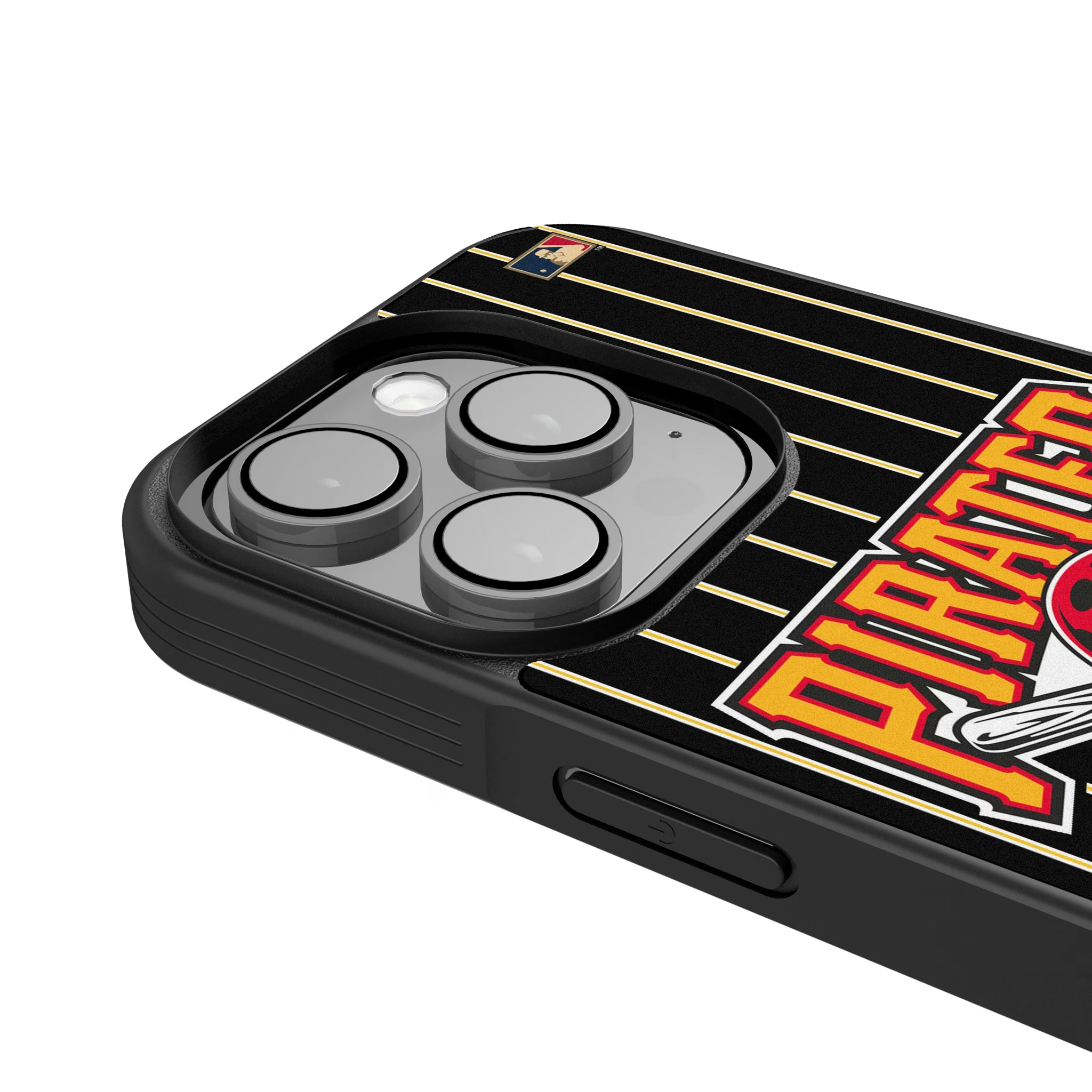 Pittsburgh Pirates 1997-2013 - Cooperstown Collection Pinstripe iPhone Bump Phone Case for Apple iPhone - Detail
