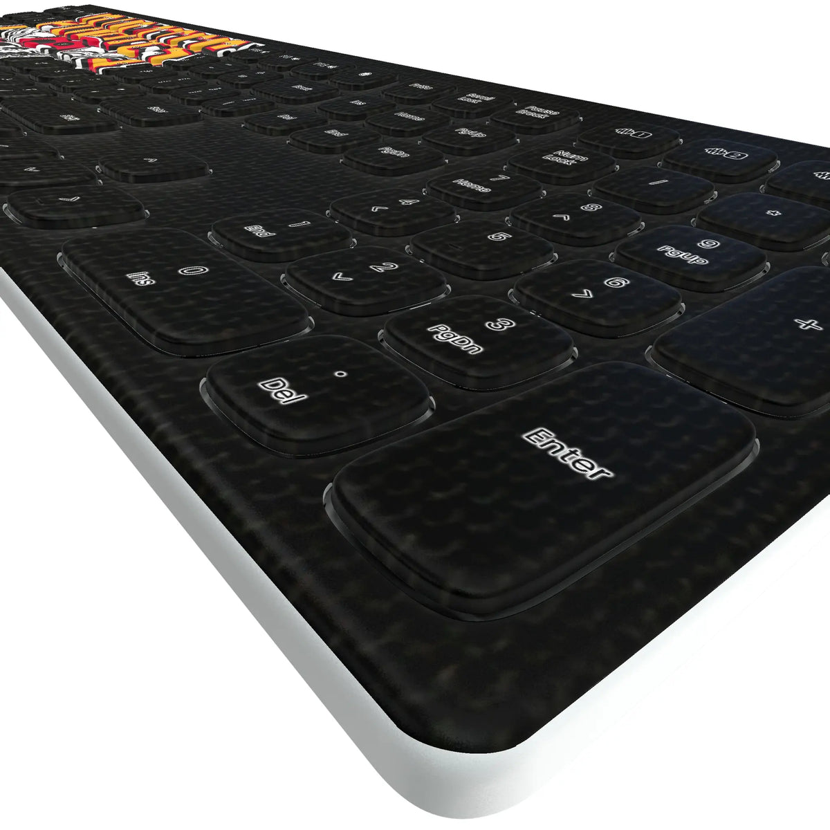 Pittsburgh Pirates 1997-2013 - Cooperstown Collection Solid KKB605 Curved Wireless Keyboard - Detail