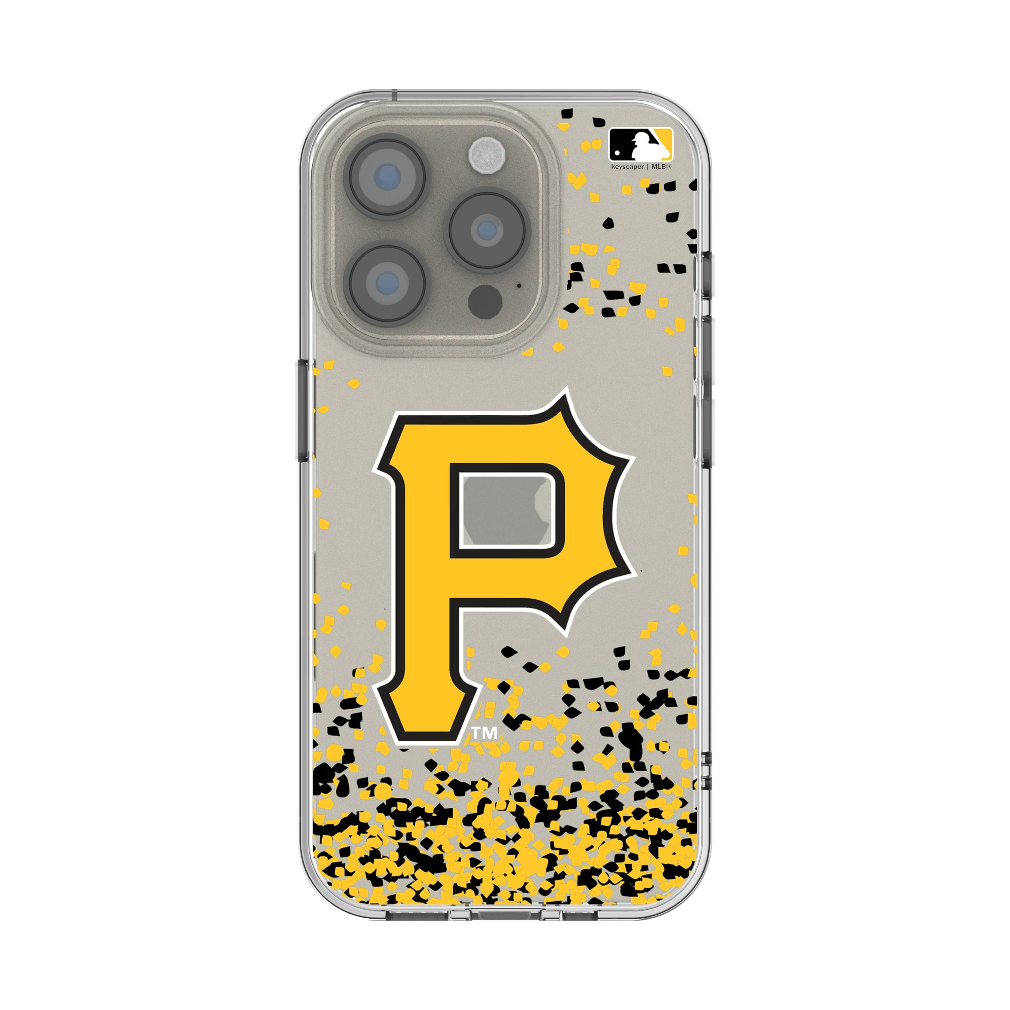 Pittsburgh Pirates Confetti iPhone Clear Phone Case for Apple iPhone