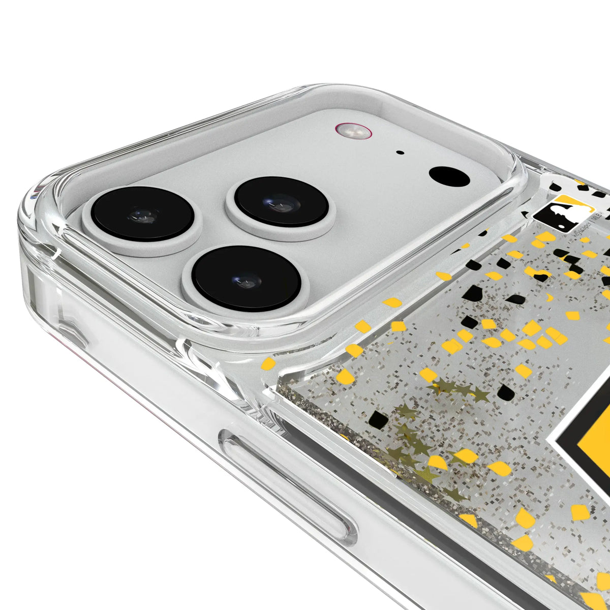 Pittsburgh Pirates Confetti iPhone Glitter Phone Case for Apple iPhone - Detail#Device_iPhone 18 Pro Max