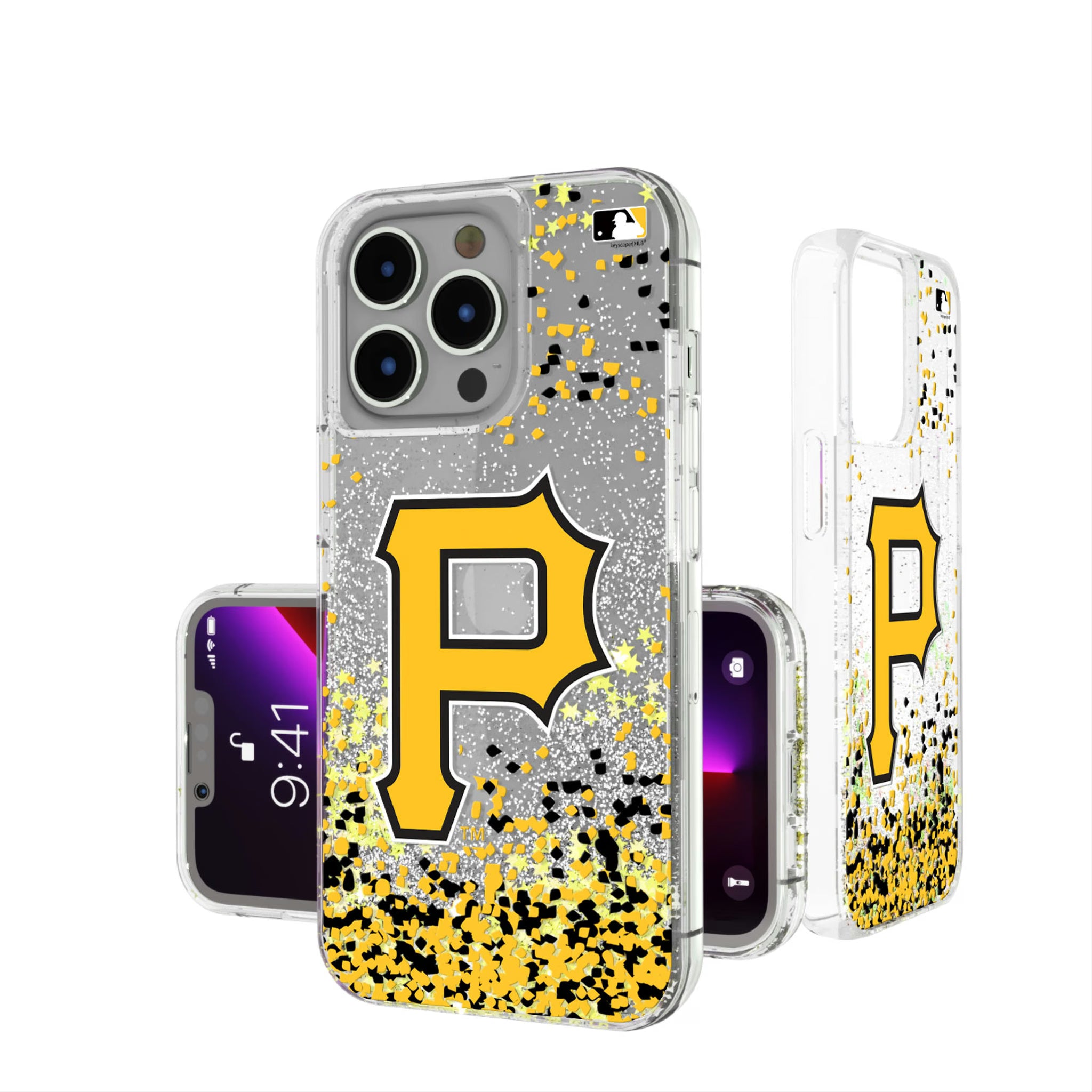 Pittsburgh Pirates Confetti iPhone Glitter Phone Case for Apple iPhone