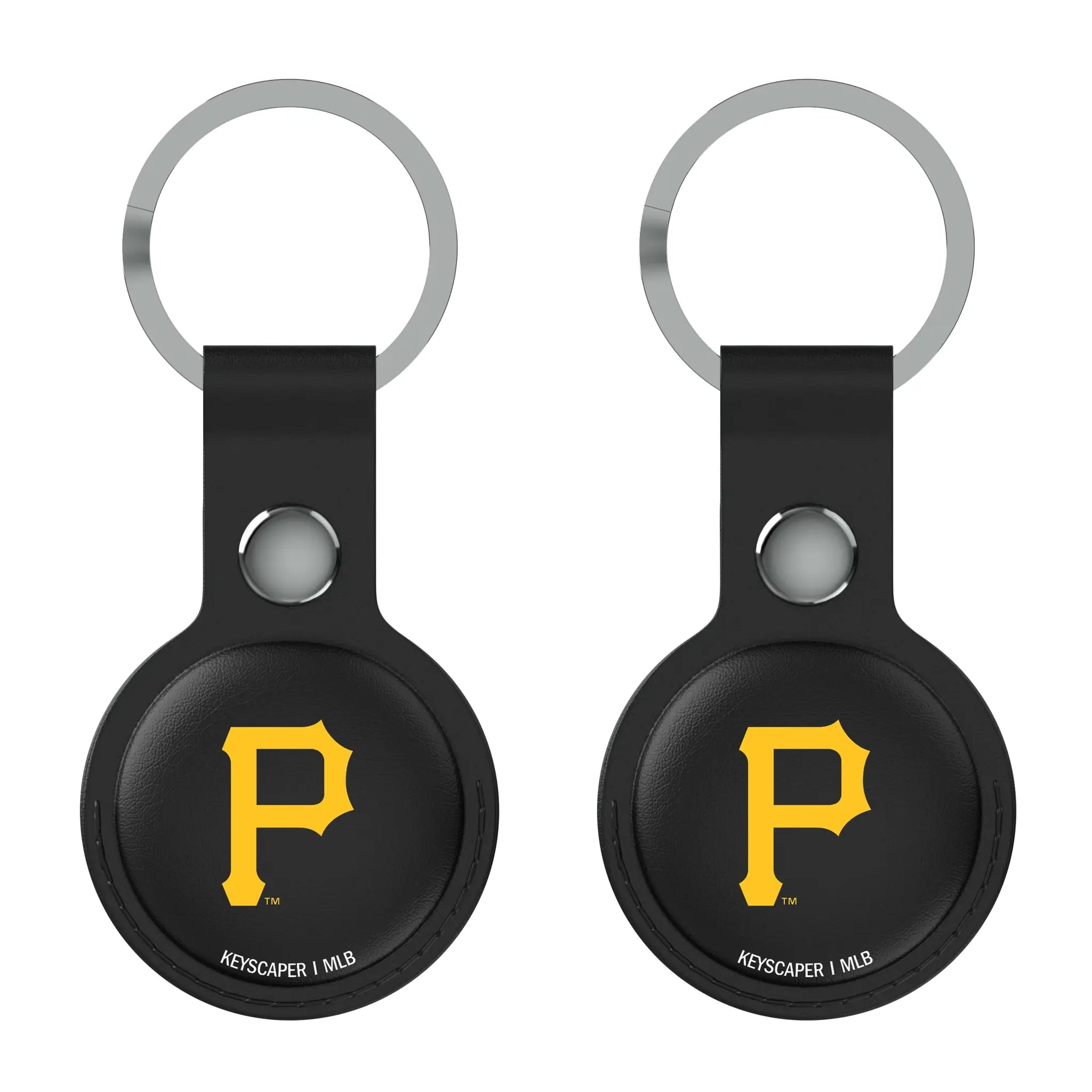 Pittsburgh Pirates Insignia AirTag Black Airtag Holder 2-Pack