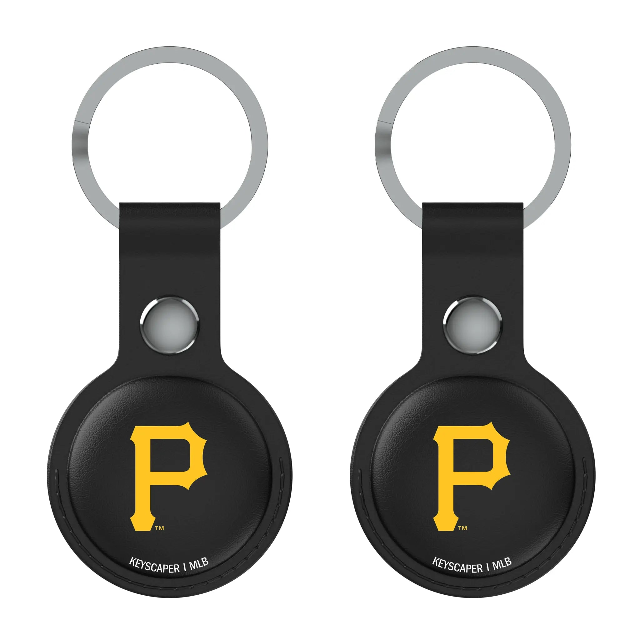 Pittsburgh Pirates Insignia AirTag Black Airtag Holder 2-Pack