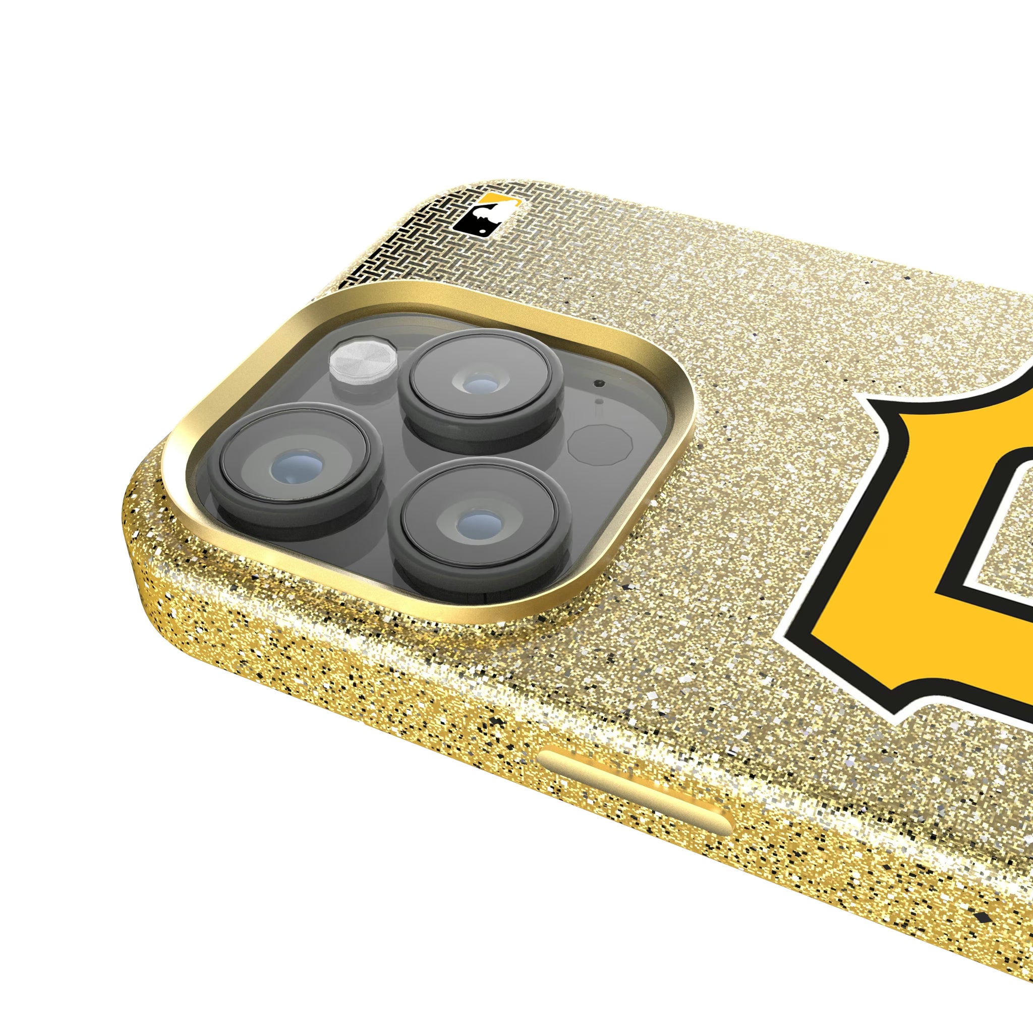 Pittsburgh Pirates Linen iPhone Bling Phone Case for Apple iPhone - Detail