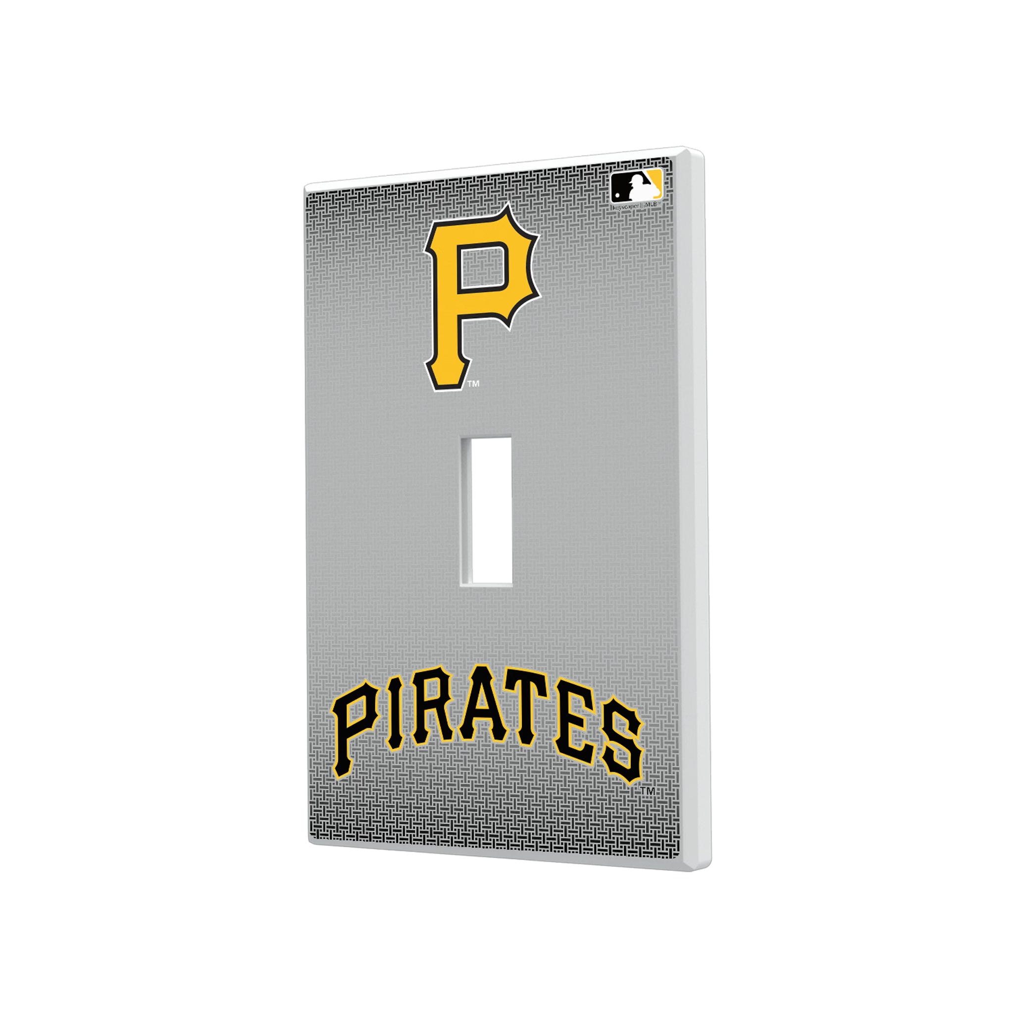 Pittsburgh Pirates Linen Hidden-Screw Light Switch Plate#Style_Single Toggle