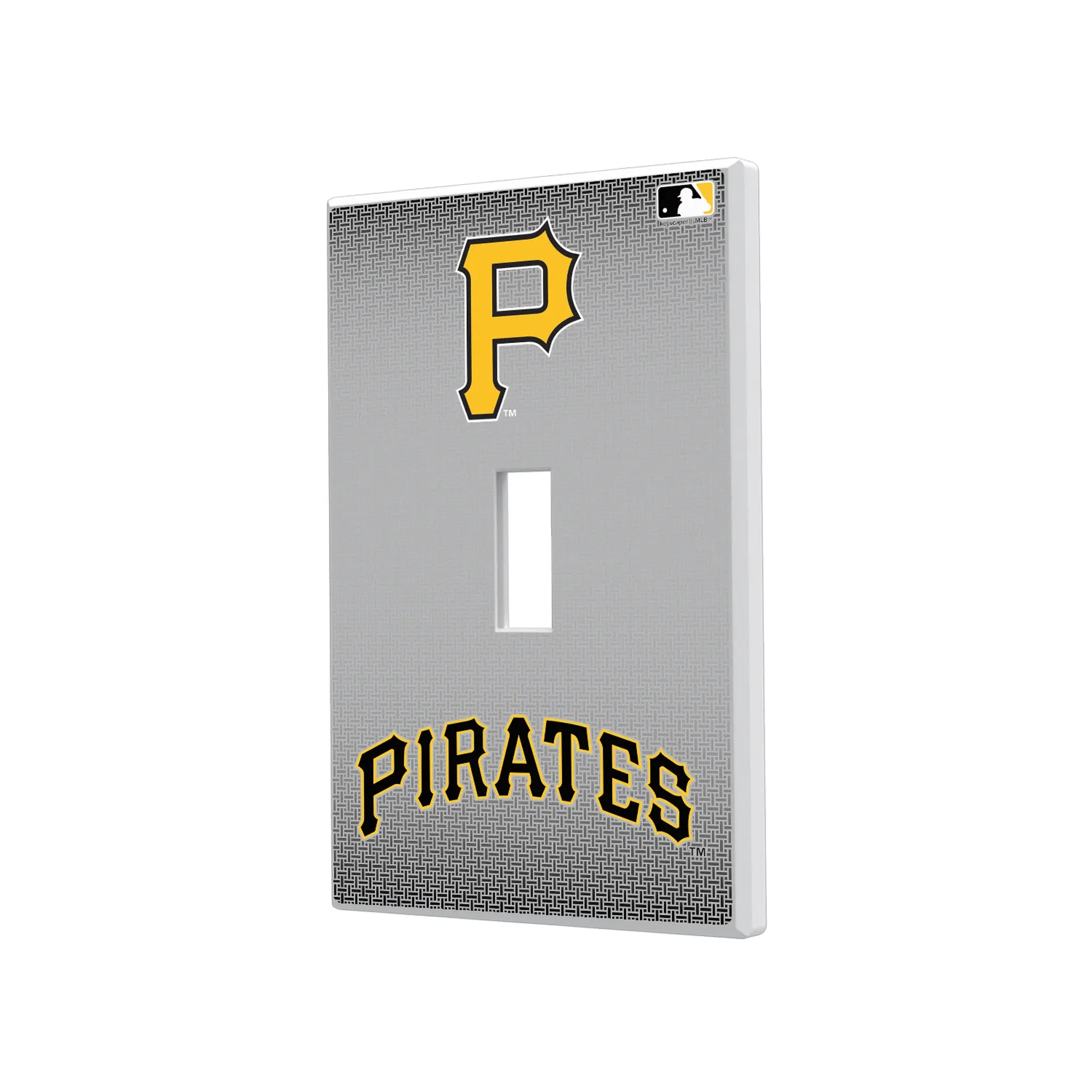 Pittsburgh Pirates Linen Hidden-Screw Light Switch Plate#Style_Single Toggle