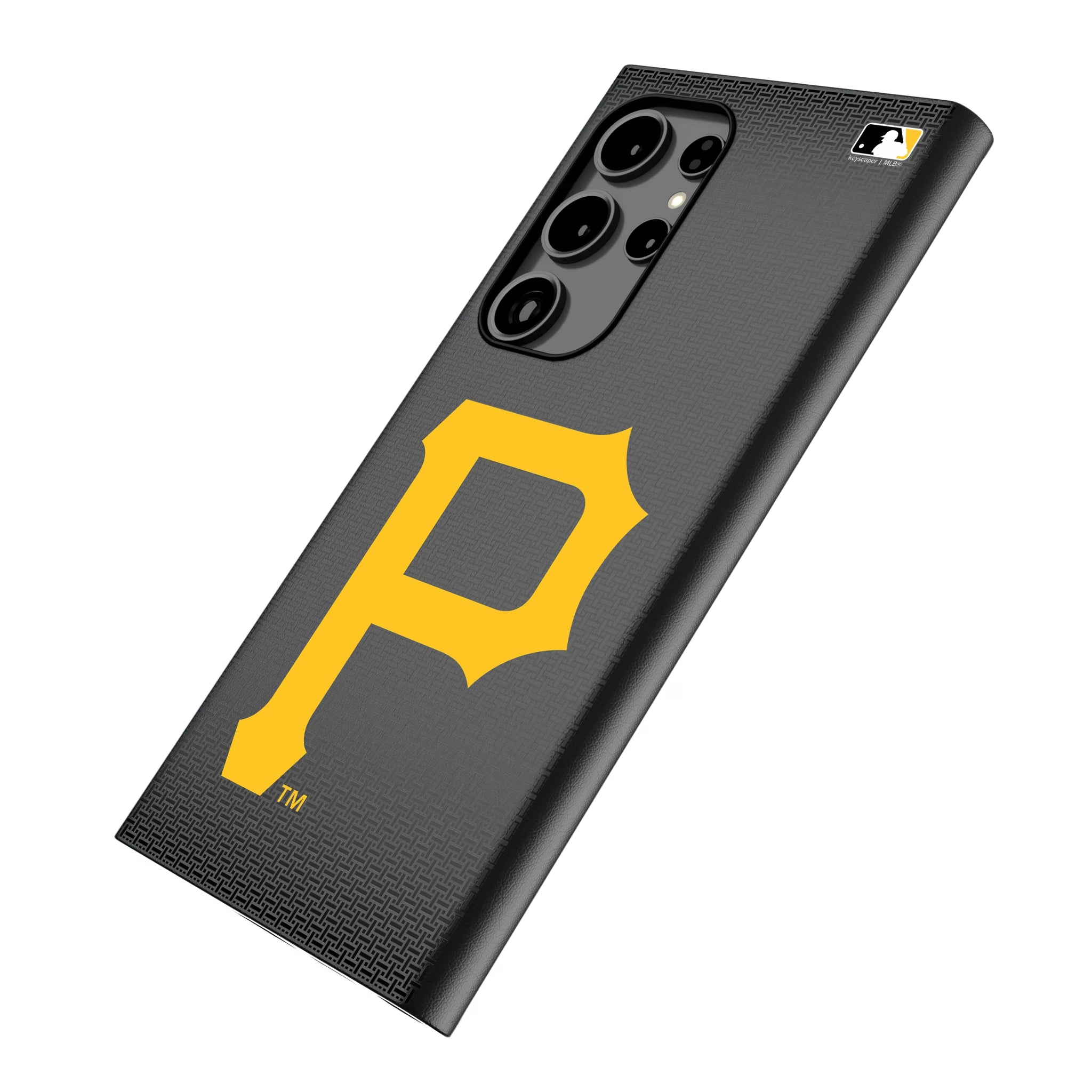 Pittsburgh Pirates Linen Galaxy MagSafe Compatible Phone Case for Samsung Galaxy - Isometric View