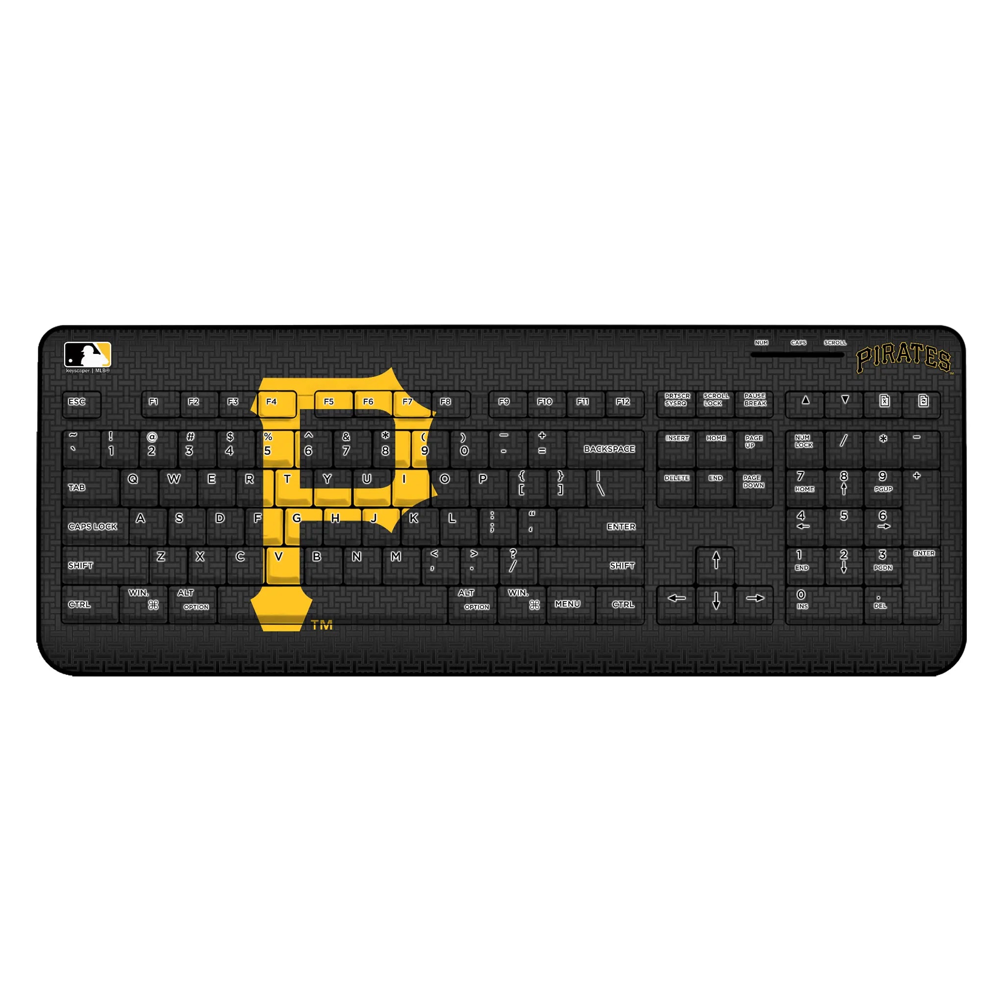 Pittsburgh Pirates Linen Wireless USB Keyboard
