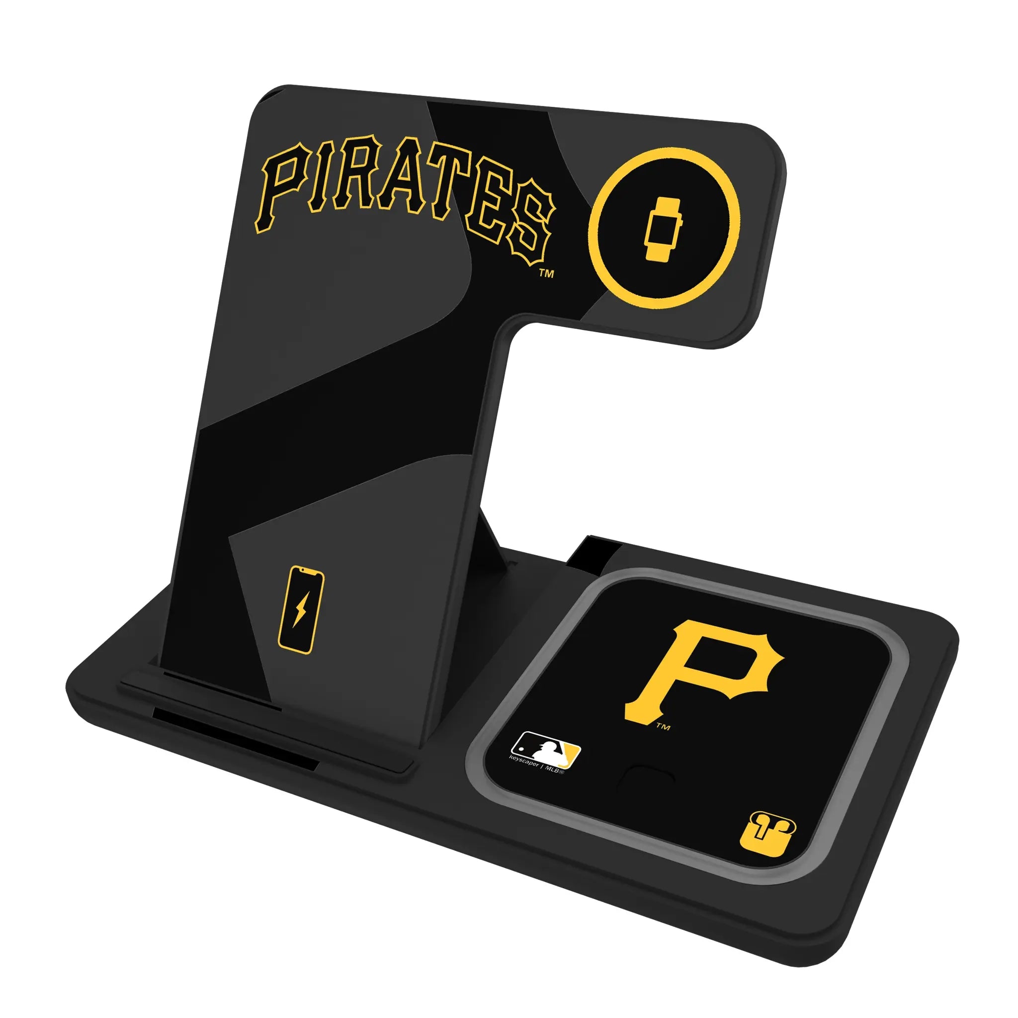 Pittsburgh Pirates Monocolor Tilt 3 in 1 Charging Station
