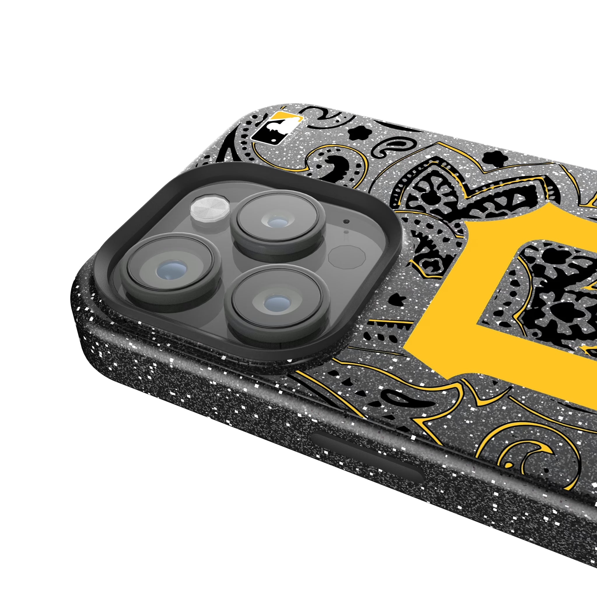 Pittsburgh Pirates Paisley iPhone Bling Phone Case for Apple iPhone - Detail
