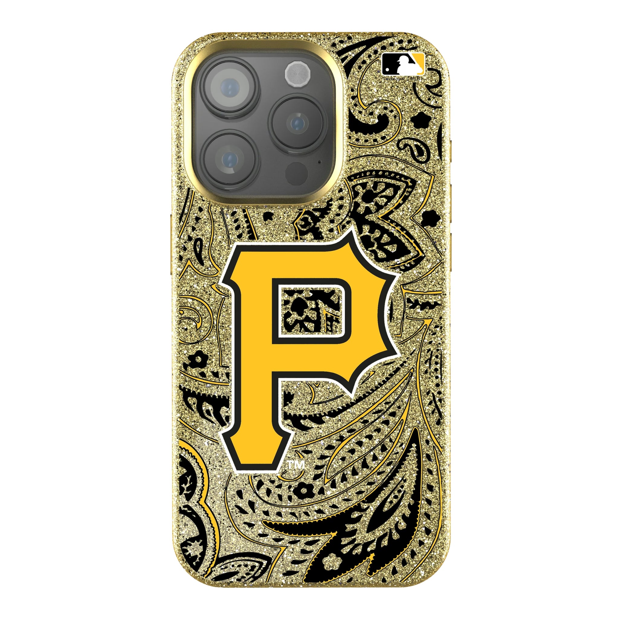 Pittsburgh Pirates Paisley iPhone Bling Phone Case for Apple iPhone