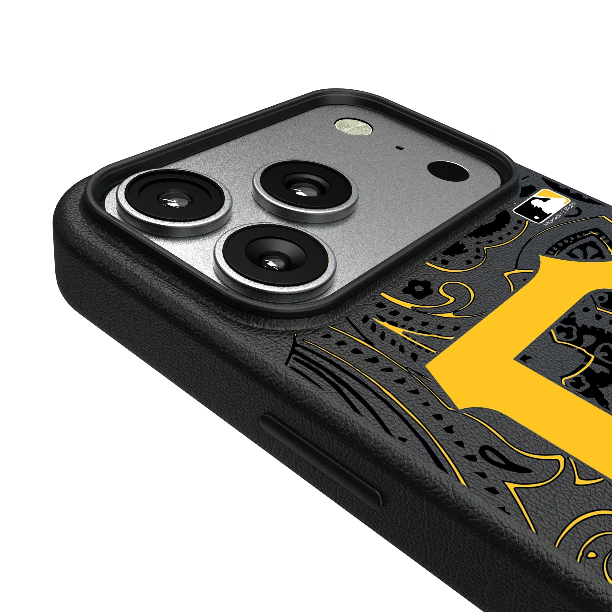 Pittsburgh Pirates Paisley iPhone MagSafe Compatible Phone Case for Apple iPhone - Detail#Device_iPhone 17 Pro