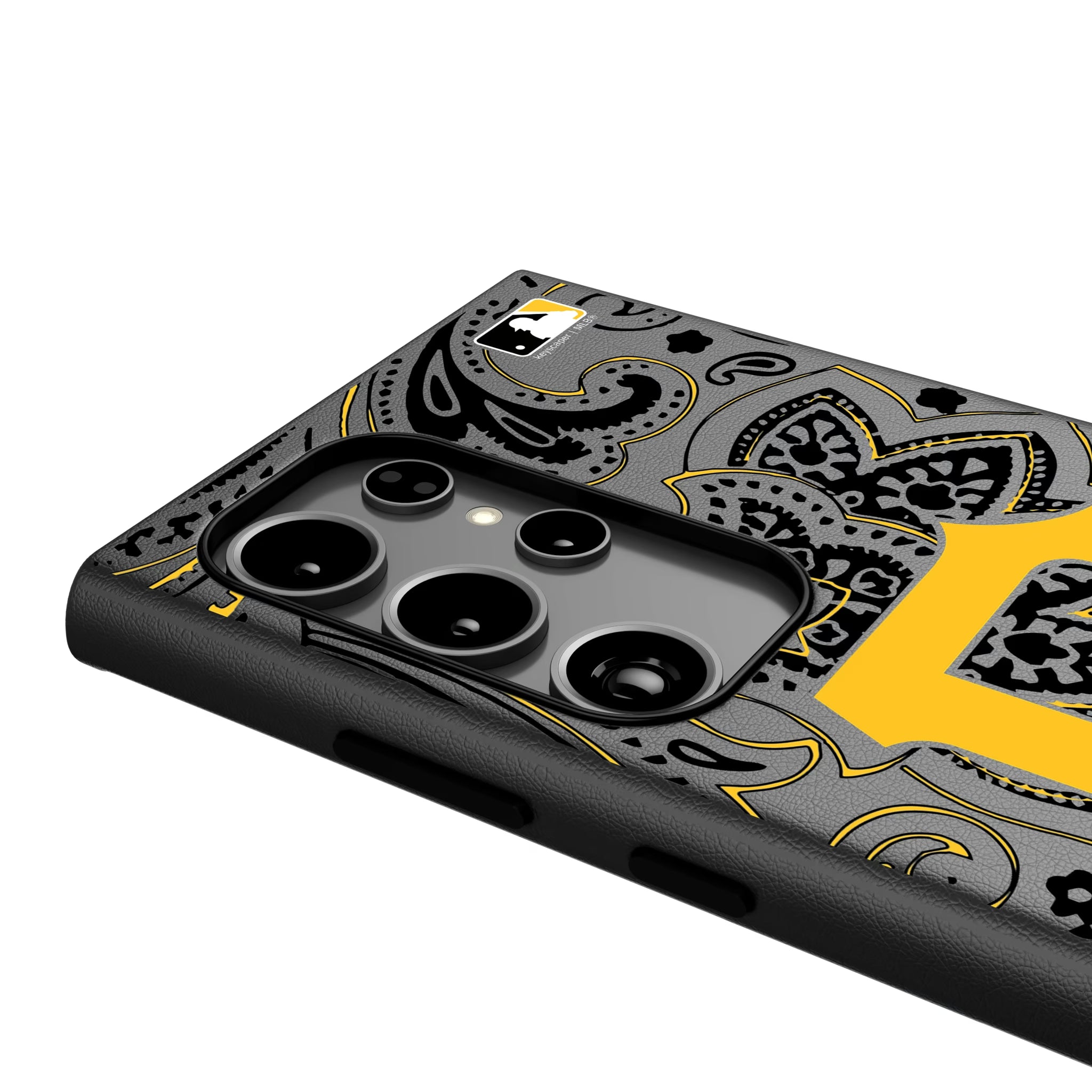 Pittsburgh Pirates Paisley Galaxy MagSafe Compatible Phone Case for Samsung Galaxy - Detail