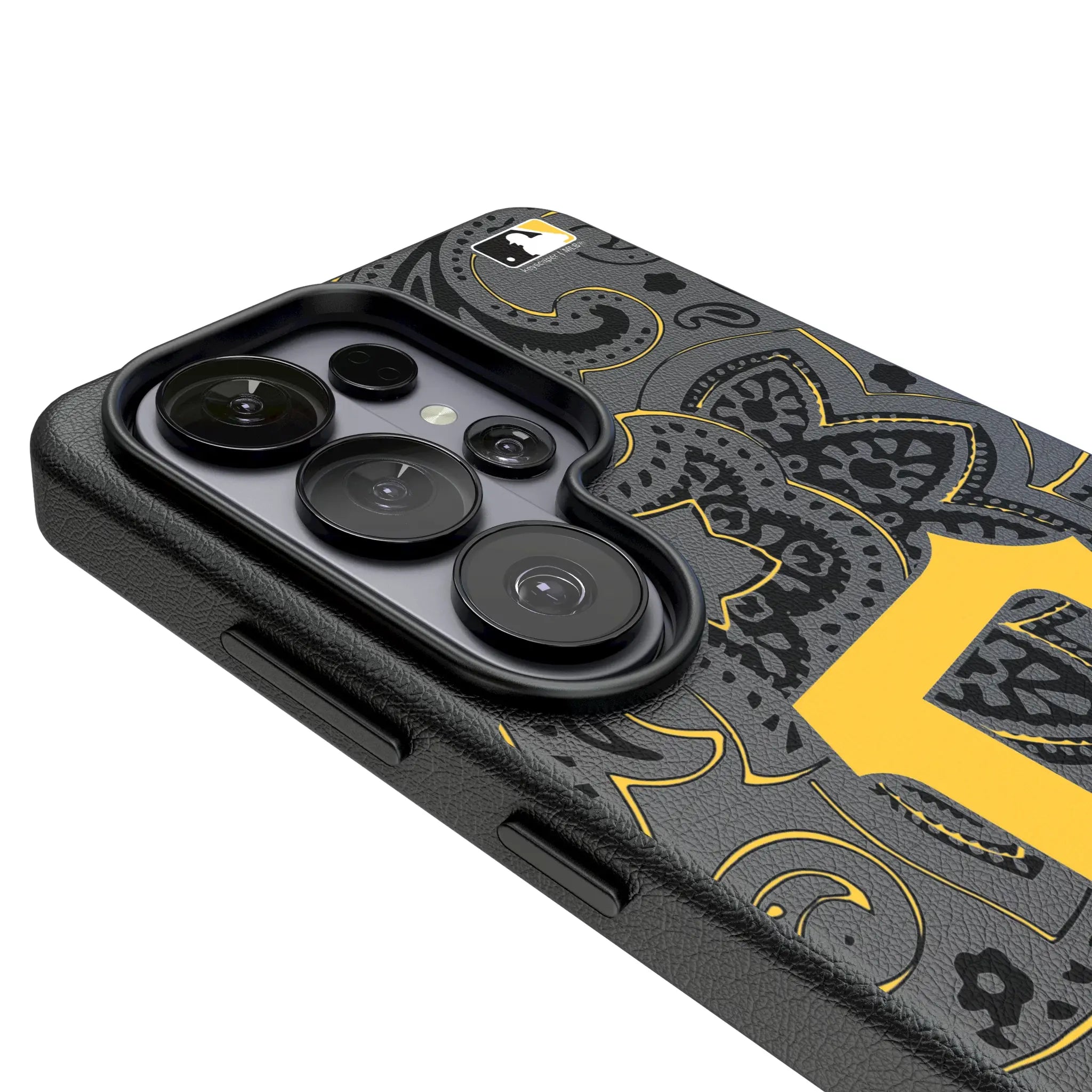 Pittsburgh Pirates Paisley Galaxy MagSafe Compatible Phone Case for Samsung Galaxy - Detail#Device_Galaxy S26 Ultra