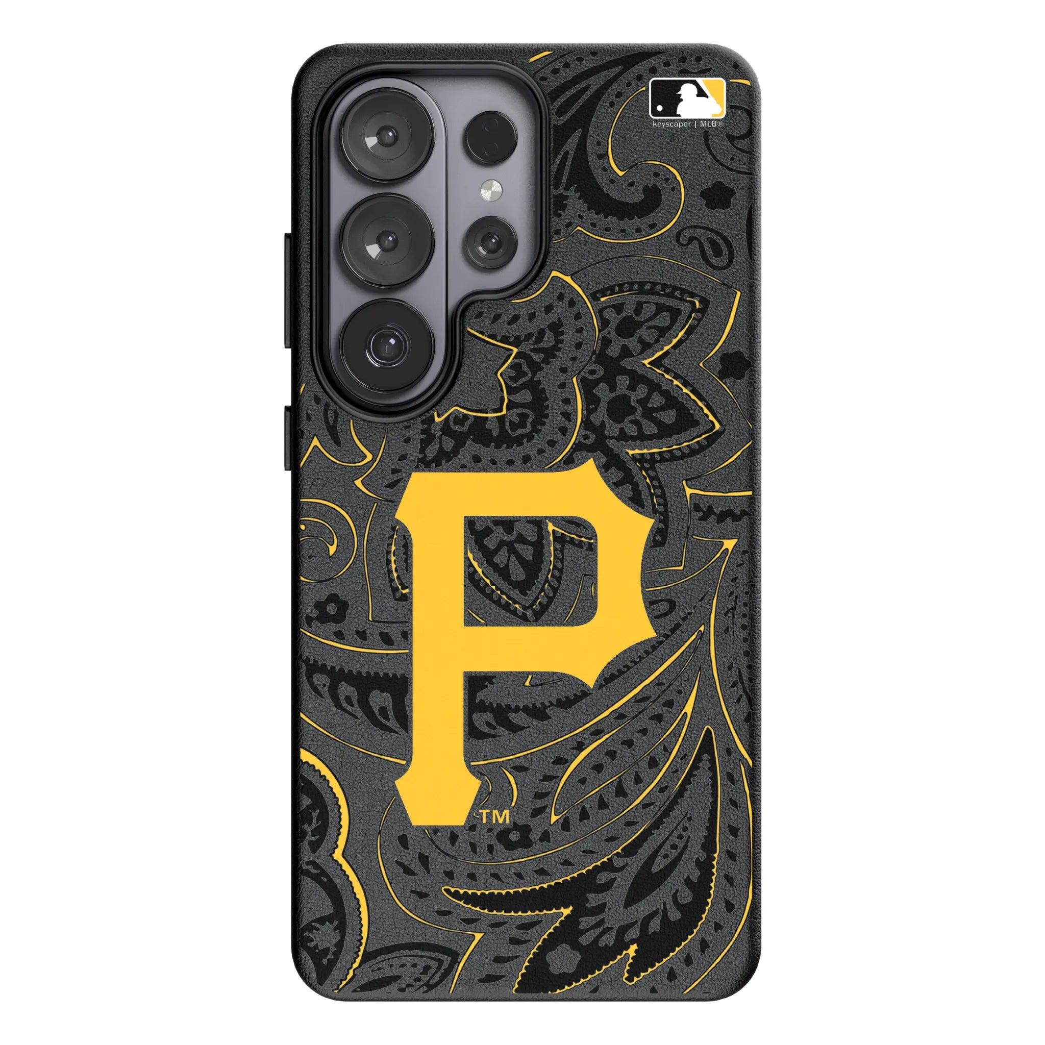 Pittsburgh Pirates Paisley Galaxy MagSafe Compatible Phone Case for Samsung Galaxy#Device_Galaxy S26 Ultra
