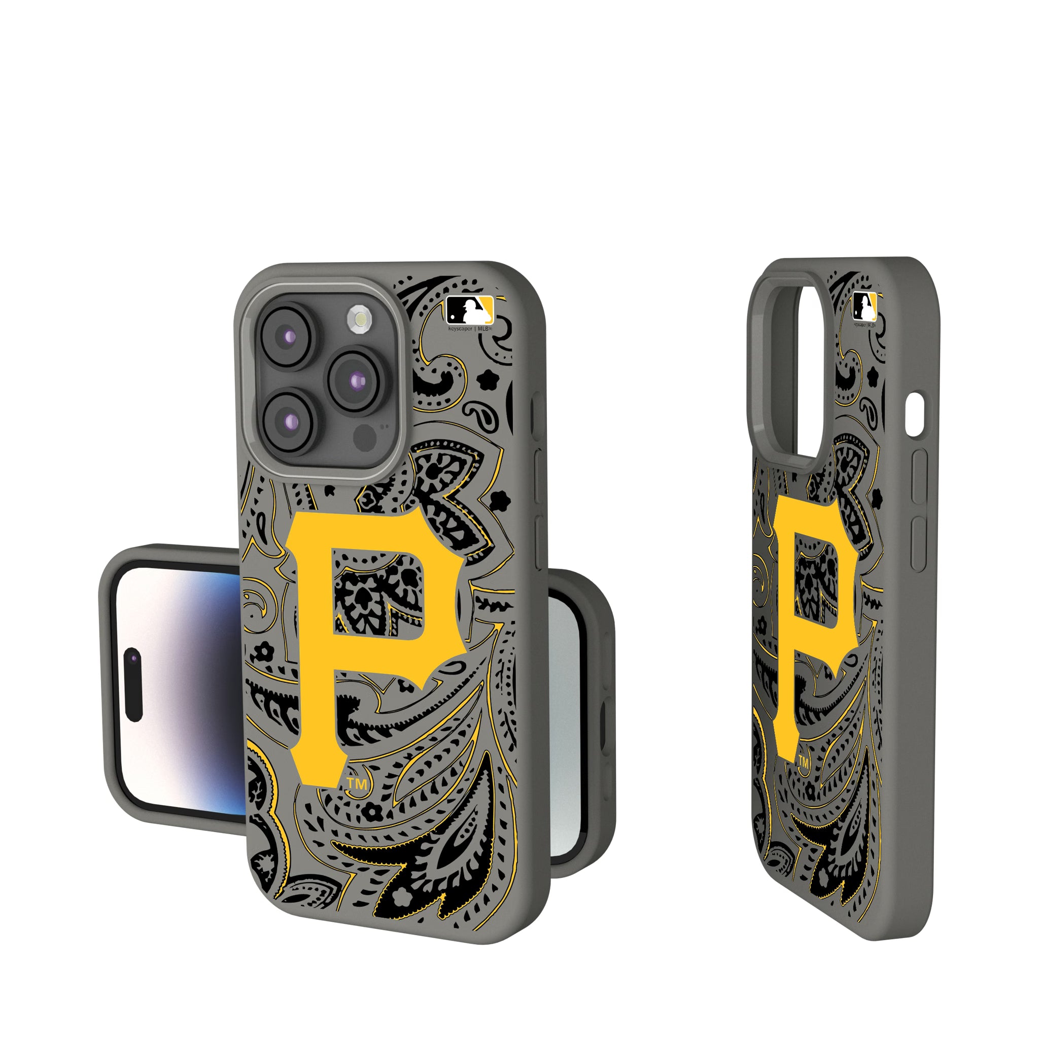 Pittsburgh Pirates Paisley iPhone Soft Touch Phone Case for Apple iPhone