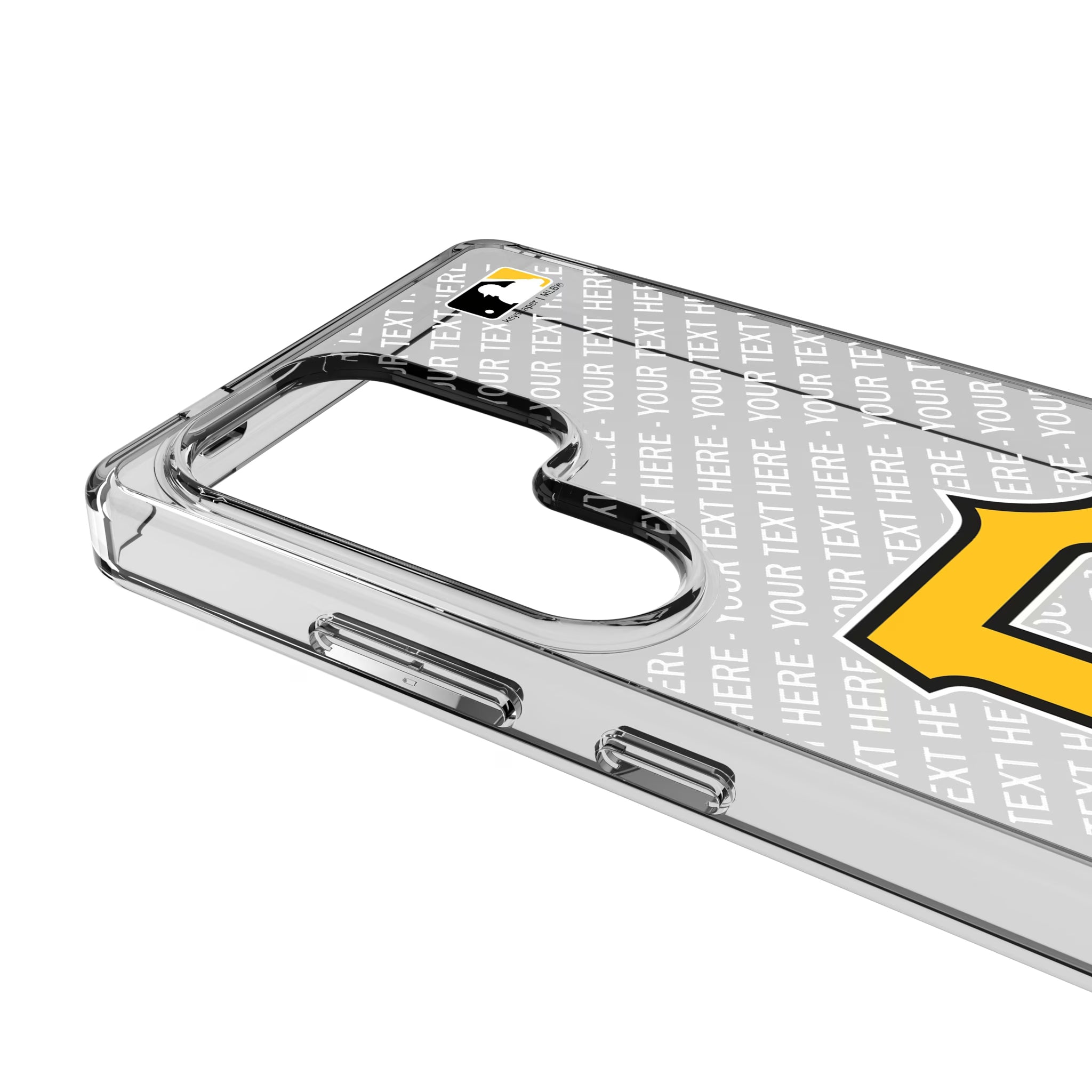 Pittsburgh Pirates Personalized EndZone Plus Galaxy Clear Phone Case for Samsung Galaxy - Detail