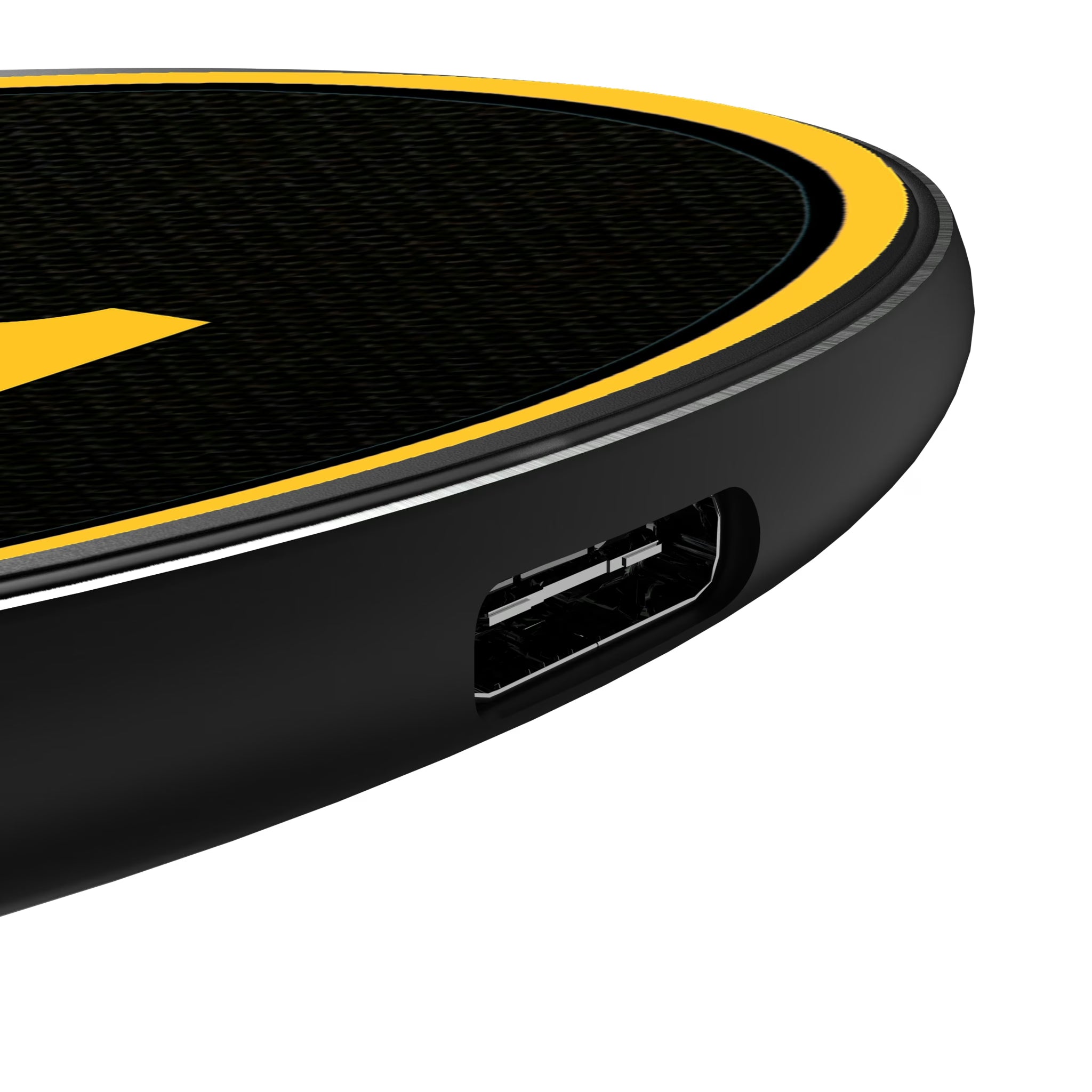 Pittsburgh Pirates Personalized Endzone Solid 15-Watt Wireless Charger - Detail