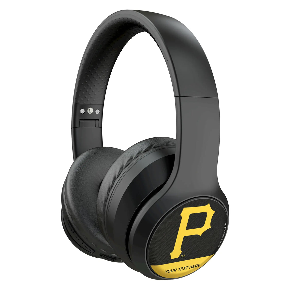 Pittsburgh Pirates Personalized Endzone Solid Wireless Over-Ear Headphones With Case