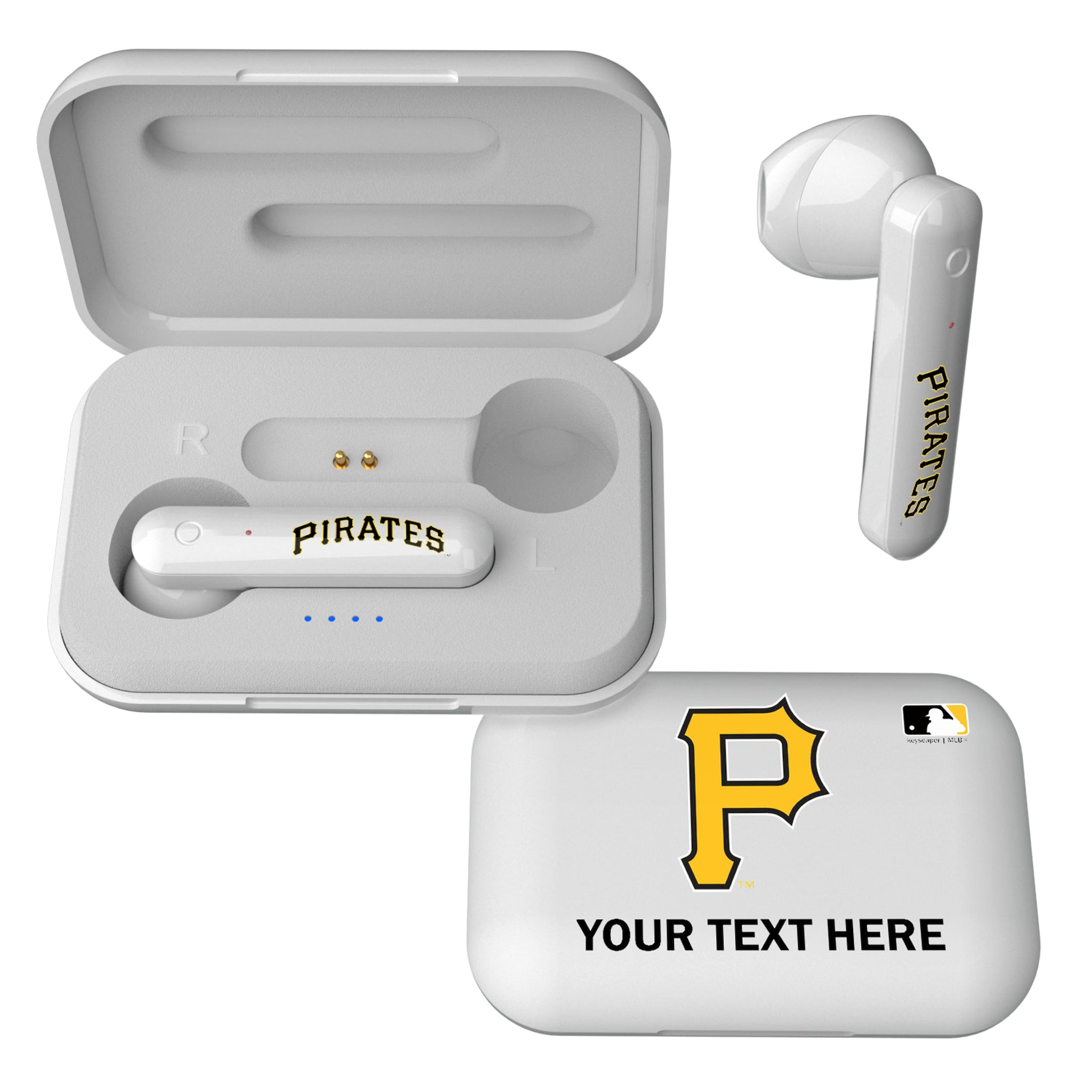 Pittsburgh Pirates Personalized Insignia Wireless TWS Earbuds
