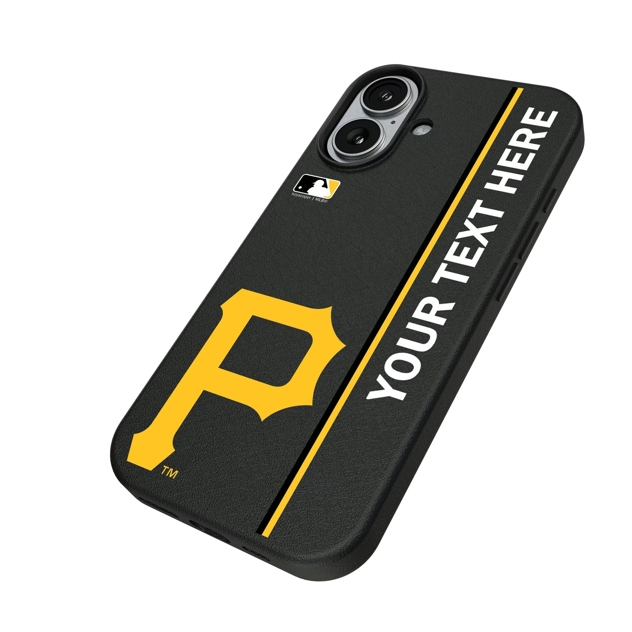 Pittsburgh Pirates Personalized Sidebard iPhone MagSafe Compatible Phone Case for Apple iPhone - Isometric View#Device_iPhone 17