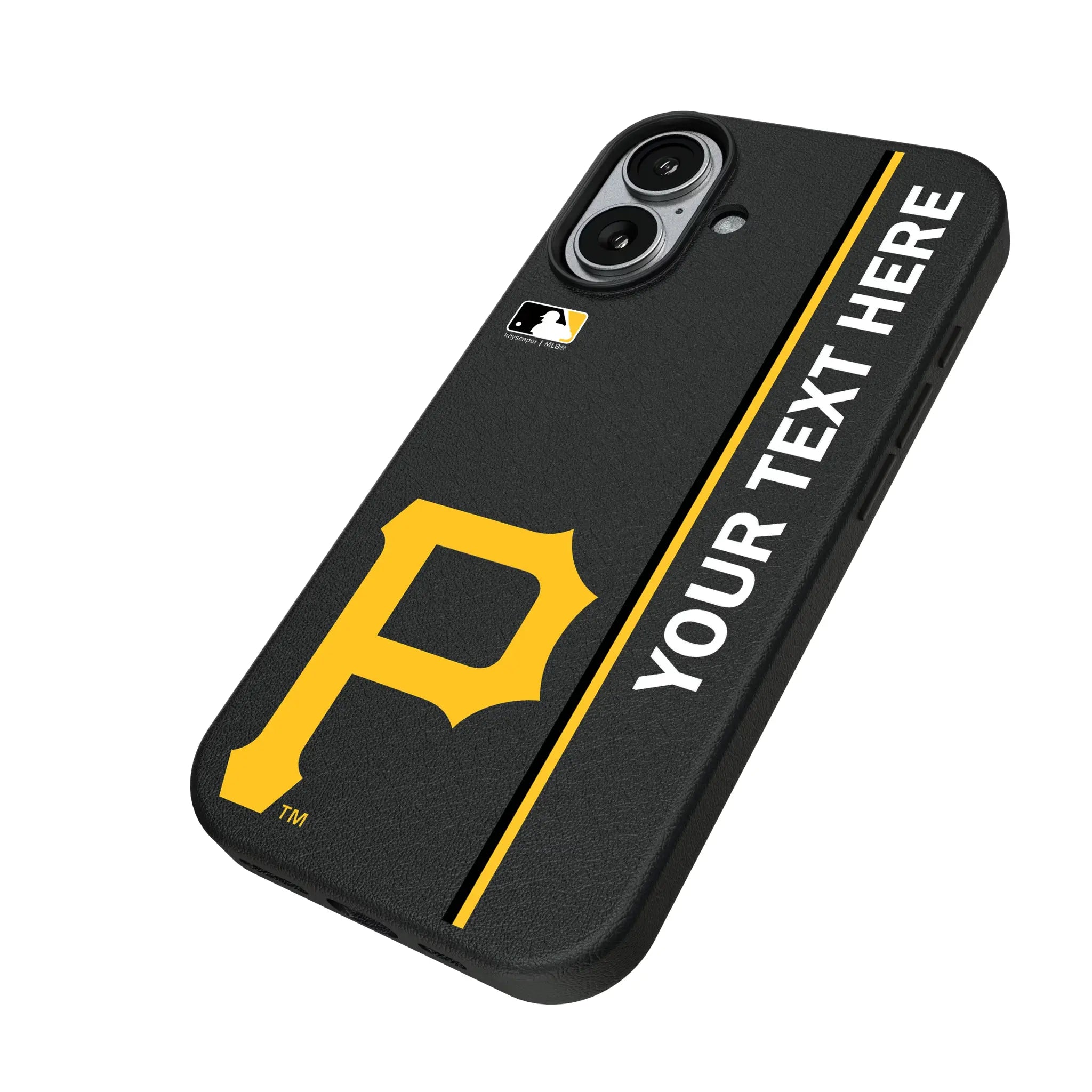 Pittsburgh Pirates Personalized Sidebard iPhone MagSafe Compatible Phone Case for Apple iPhone - Isometric View#Device_iPhone 17