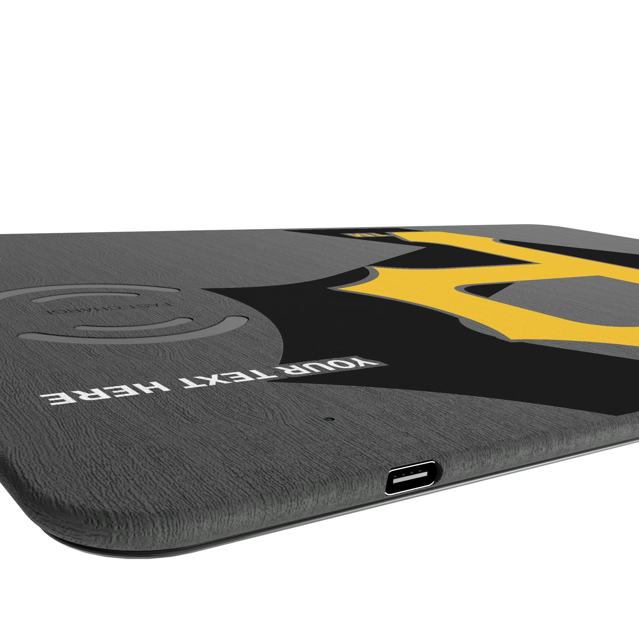 Pittsburgh Pirates Personalized Tilt 15-Watt Wireless Charger and Mouse Pad