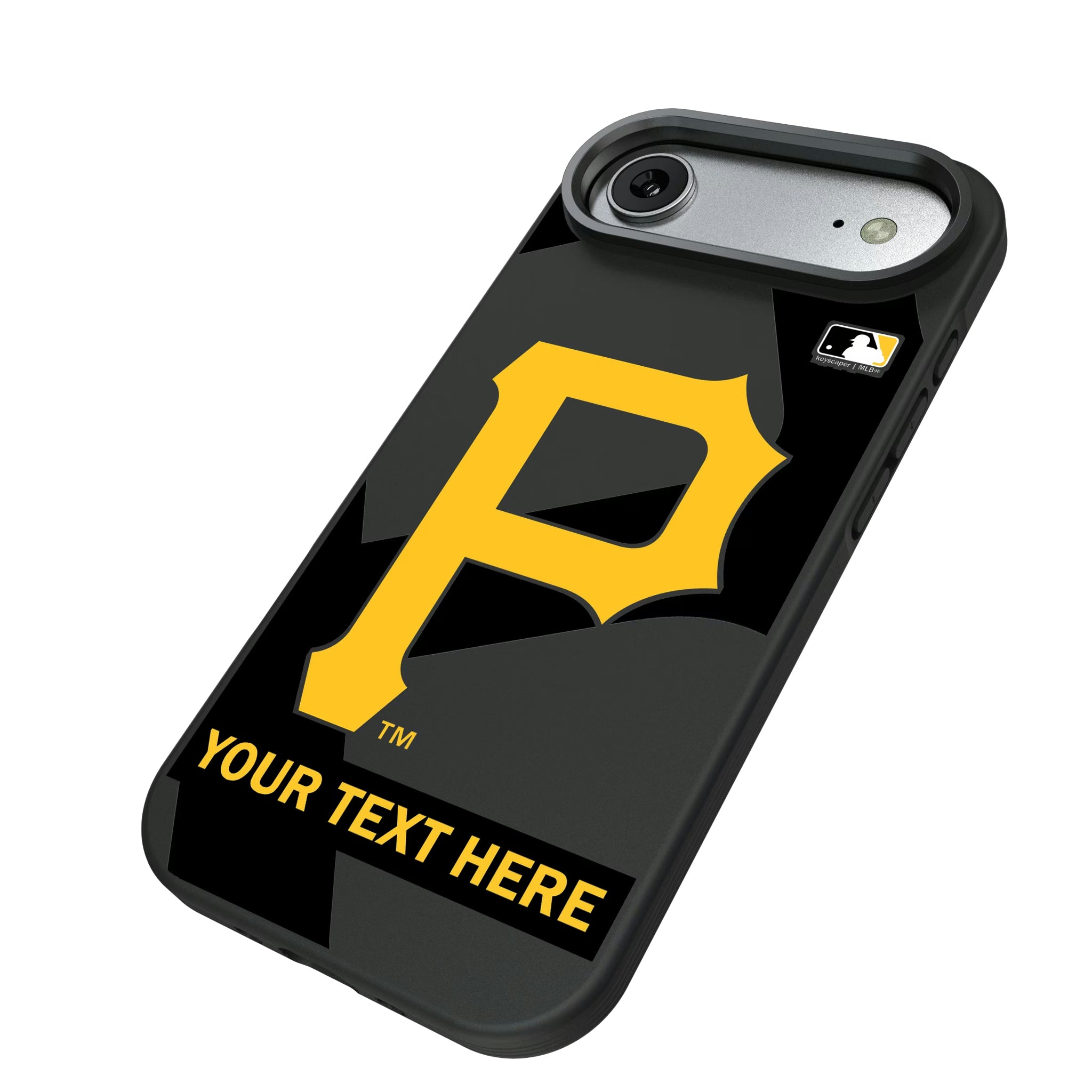 Pittsburgh Pirates Personalized Tilt iPhone Bump Phone Case for Apple iPhone - Isometric View#Device_iPhone Air